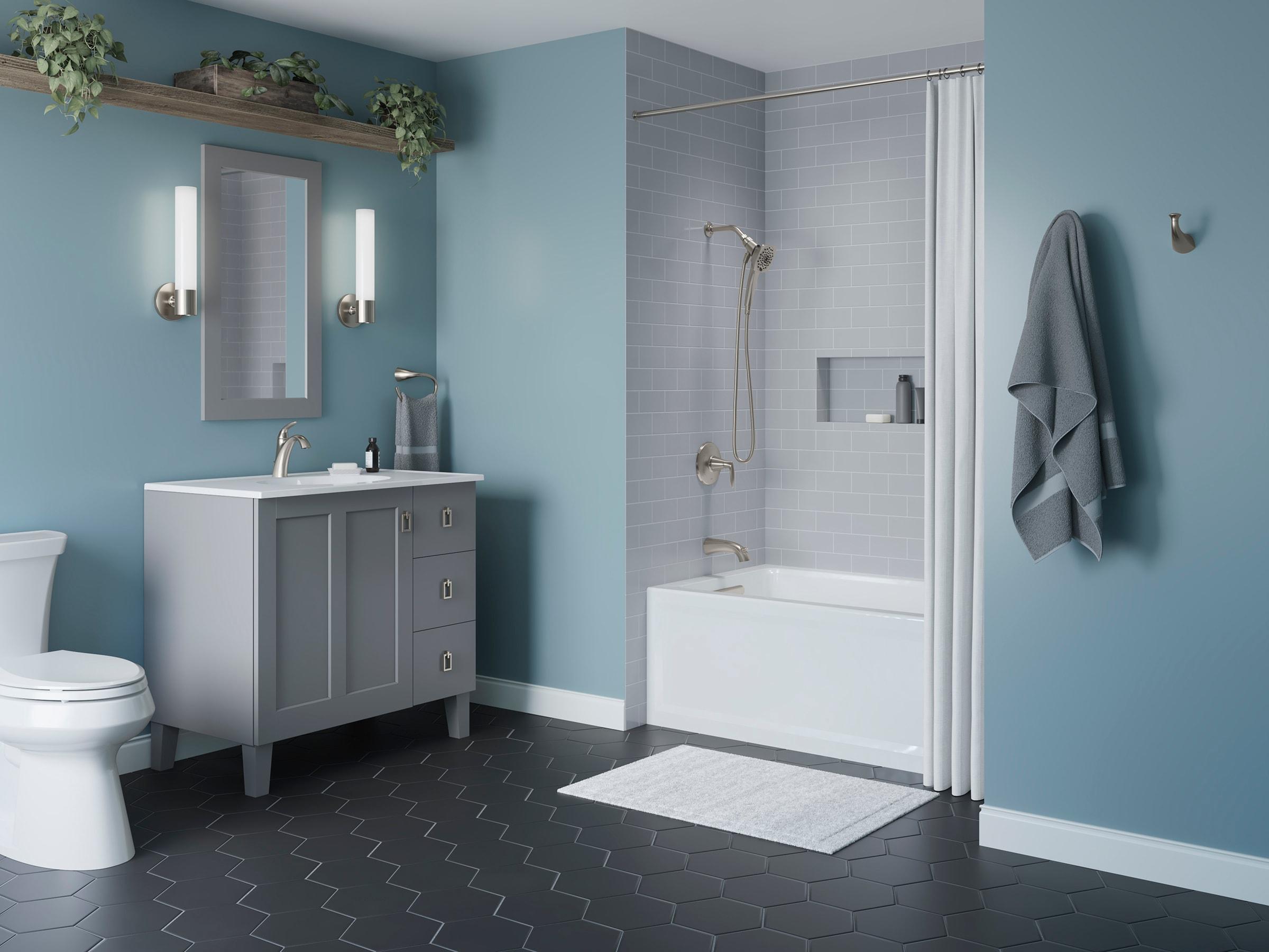 Archer® 60" x 32" Acrylic Alcove Soaking Bathtub with Comfort Depth