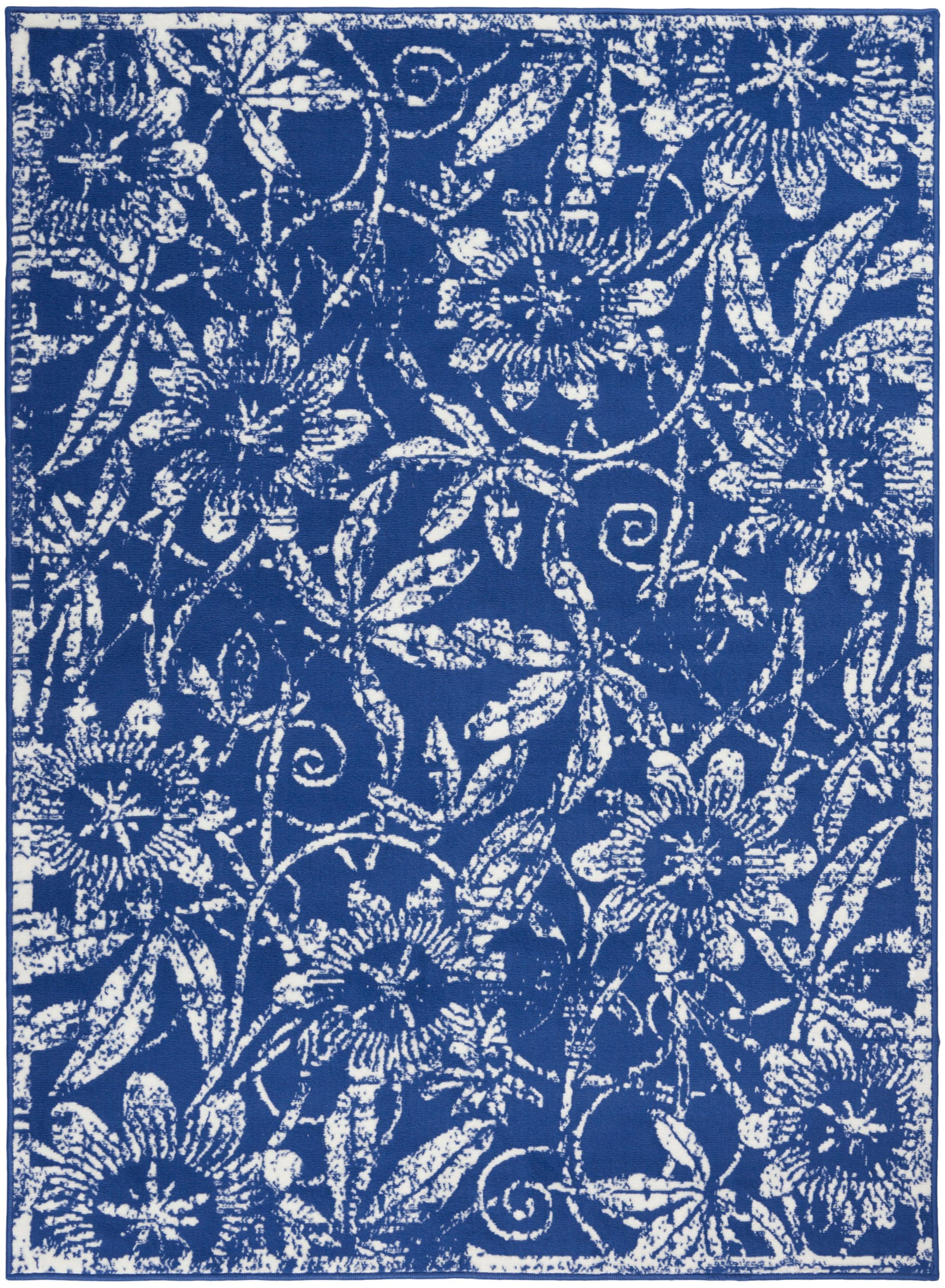 Nourison Whimsicle WHS05 Indoor only Area Rug - Navy 5' x 7'