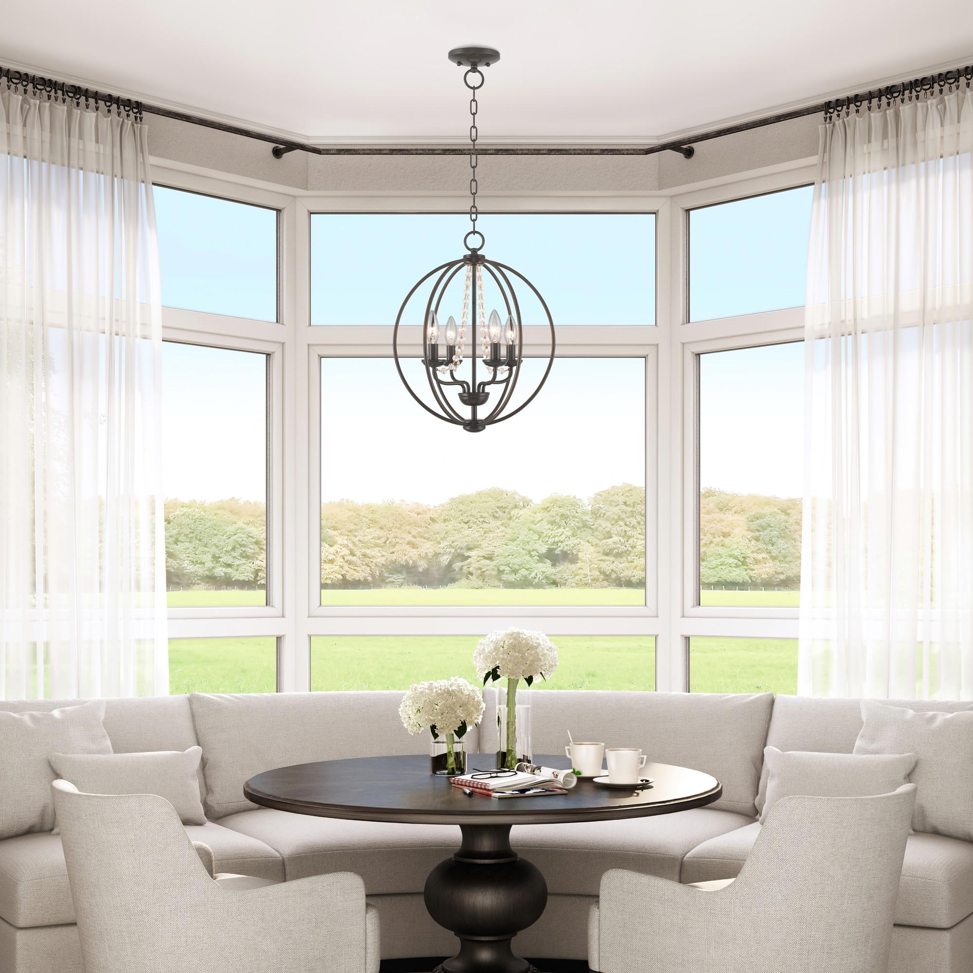 Livex Lighting Arabella 4 - Light Chandelier in  English Bronze
