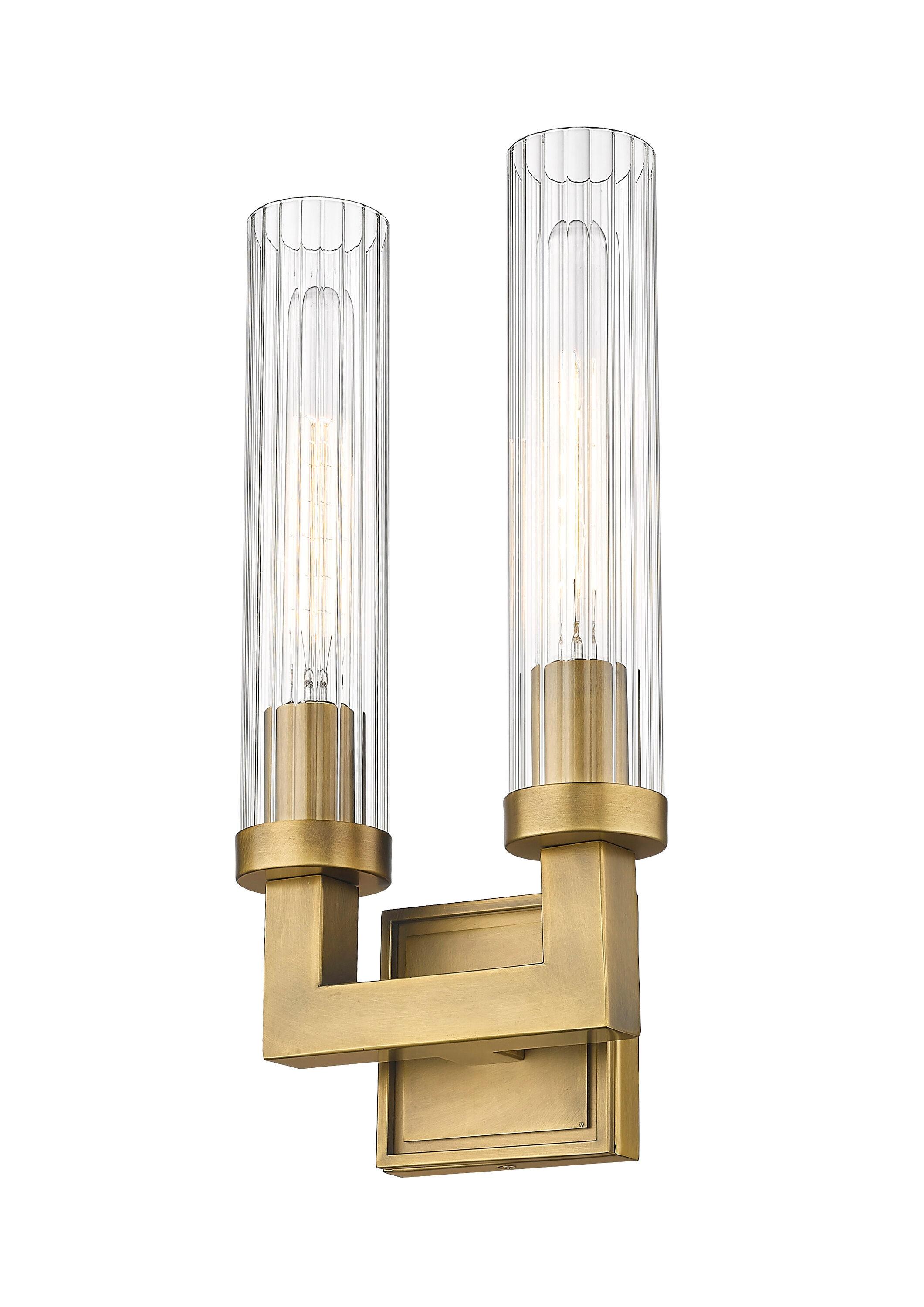 Z-Lite Beau 2 - Light Wall Light in  Rubbed Brass