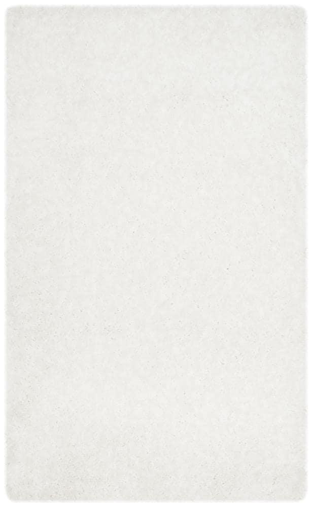 Express Shag SGE620 Hand Tufted Indoor Area Rug - Ivory - 5'x8' - Safavieh