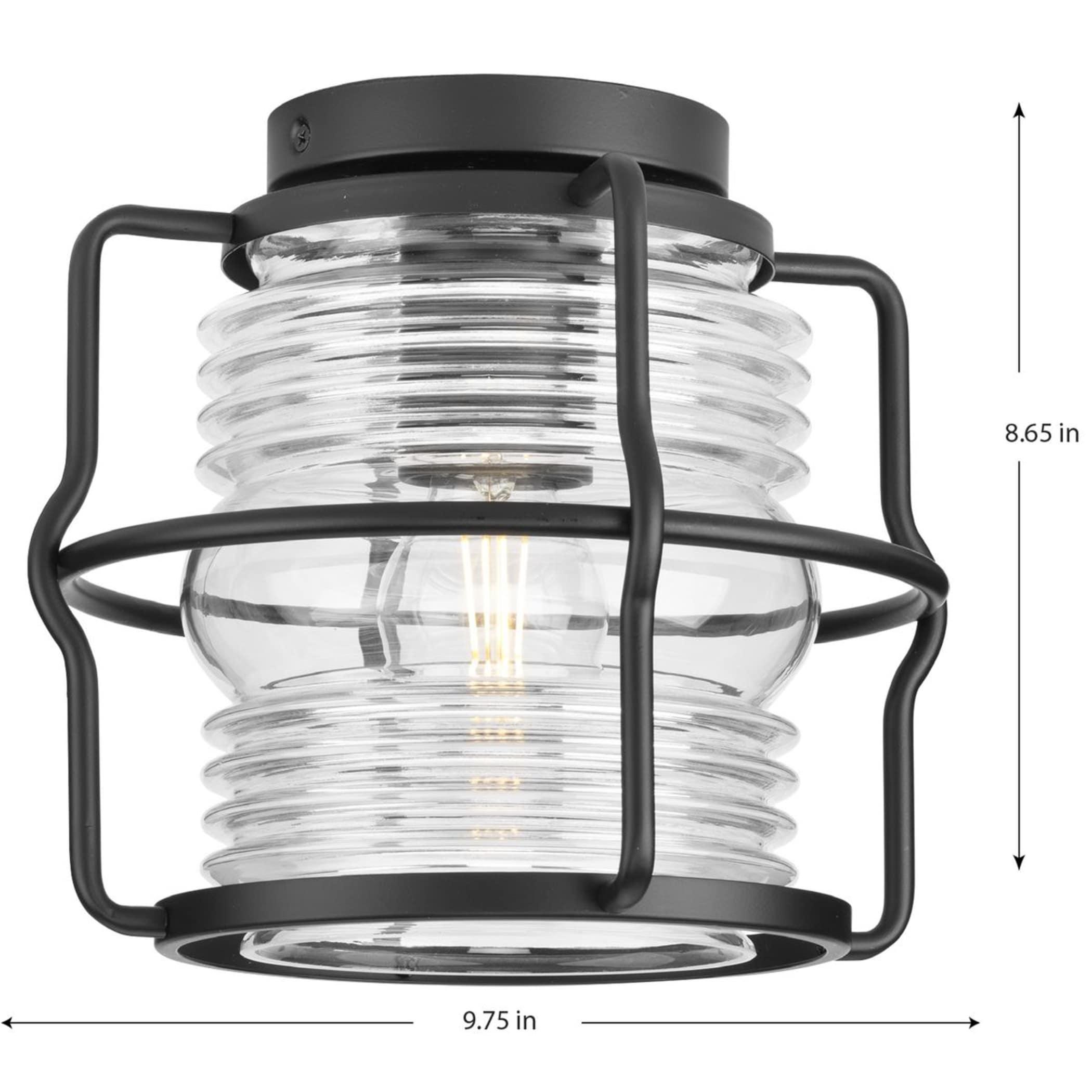 1 - Bulb Outdoor Flush Mount