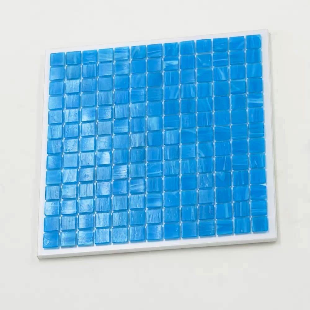 Celestial 0.8" x 0.8" Glass Grid Mosaic Wall & Floor Tile