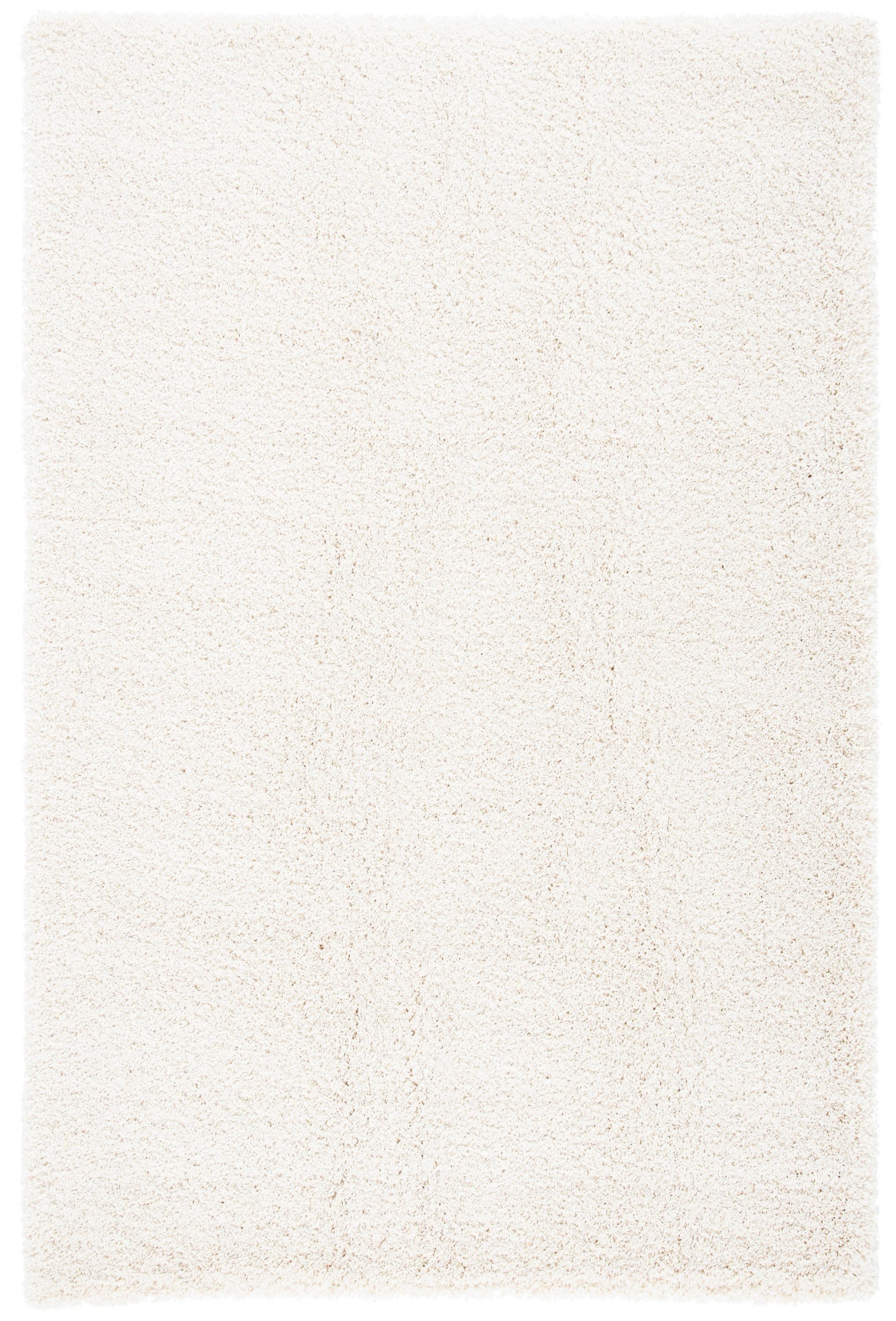 Milan Shag SG180 Power Loomed Area Rug Ivory 5'-1" X 8' - Safavieh.