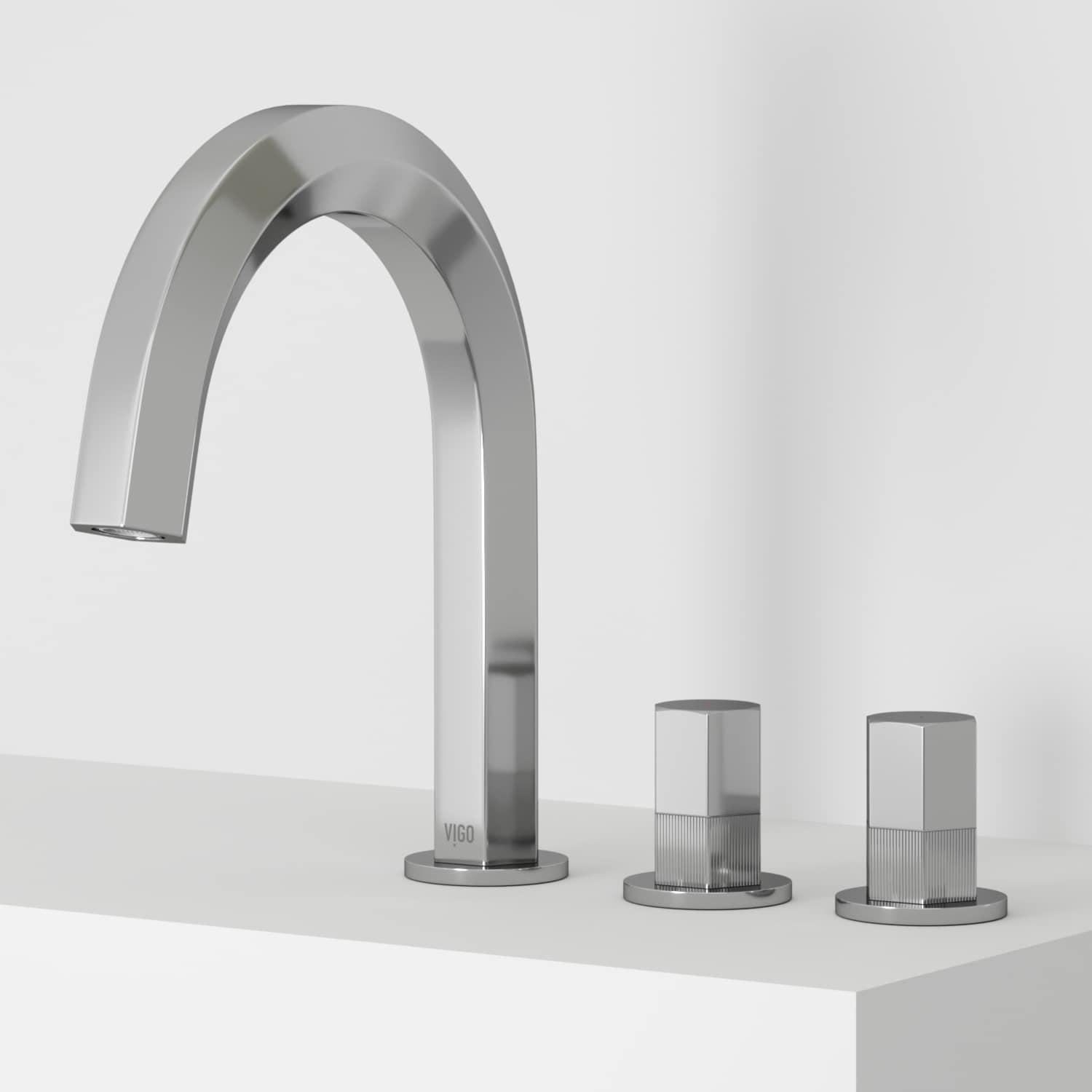 Hart 9" H Two Handle Widespread Bathroom Faucet