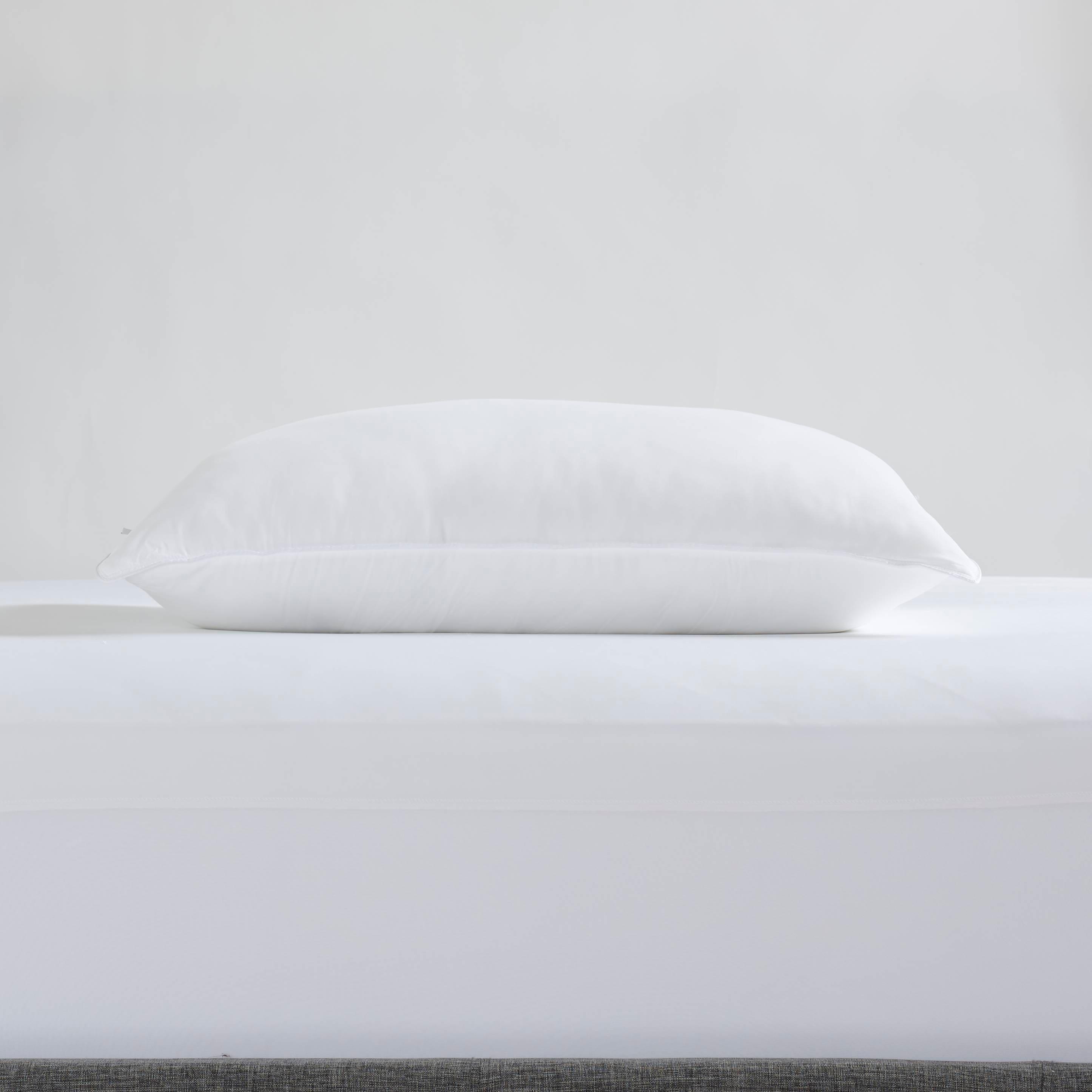 Serta Classic Bedding Bundle - Contains a Twin Size Mattress Protector and Sheet Set Along with One Standard Pillow - CertiPUR-US Certified White