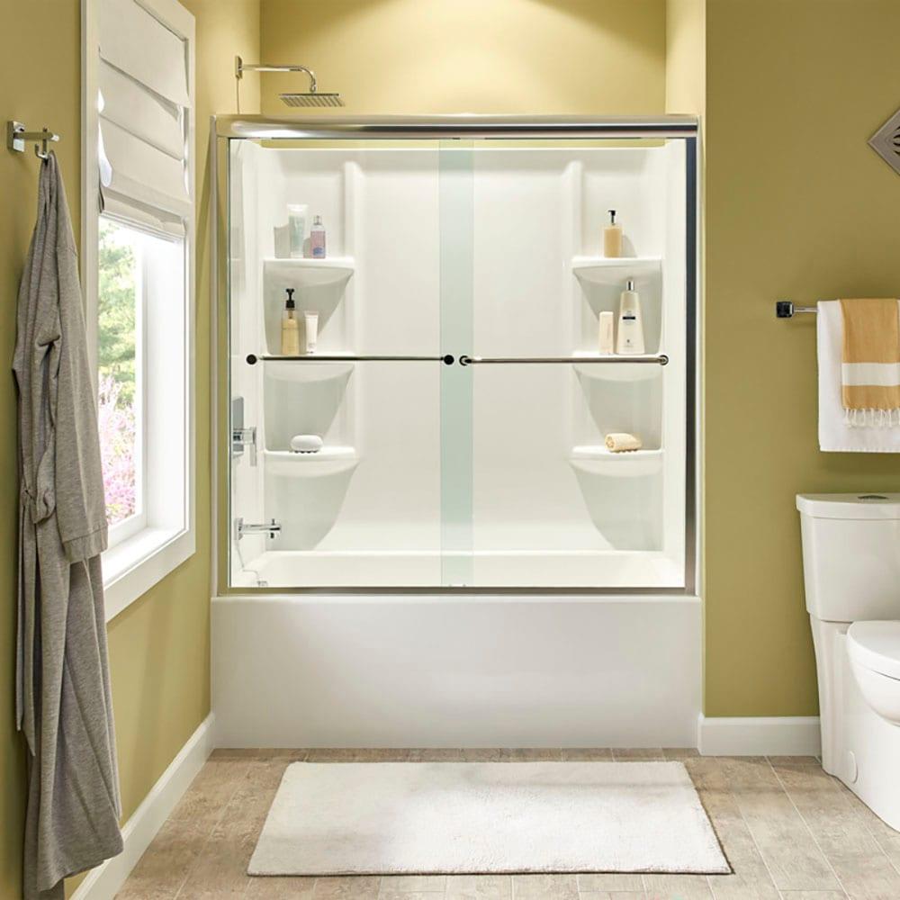 Studio 60'' x 32'' Alcove / Tile In Soaking Acrylic Bathtub
