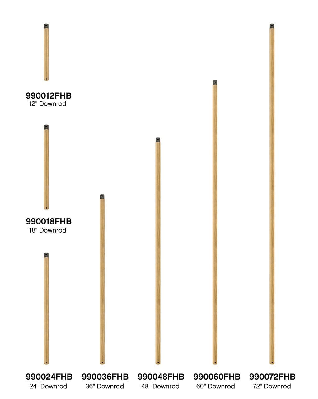 Heritage Brass Ceiling Fan Down Rod