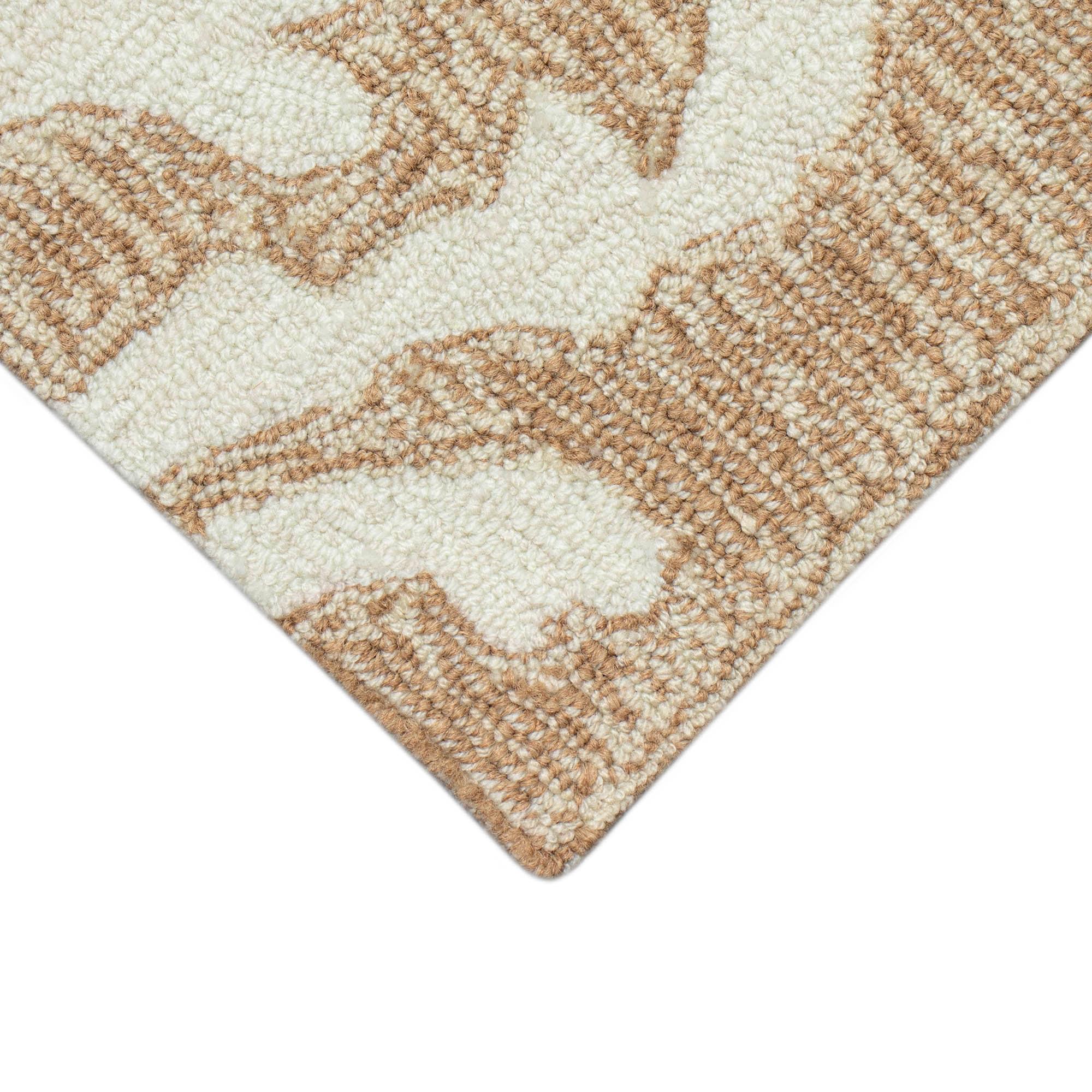 Liora Manne Capri Coral Border Indoor/Outdoor Rug Neutral 3'6" x 5'6"