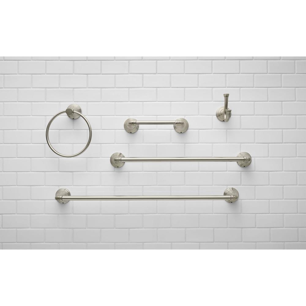 Delancey Brushed Nickel Double Robe Hook