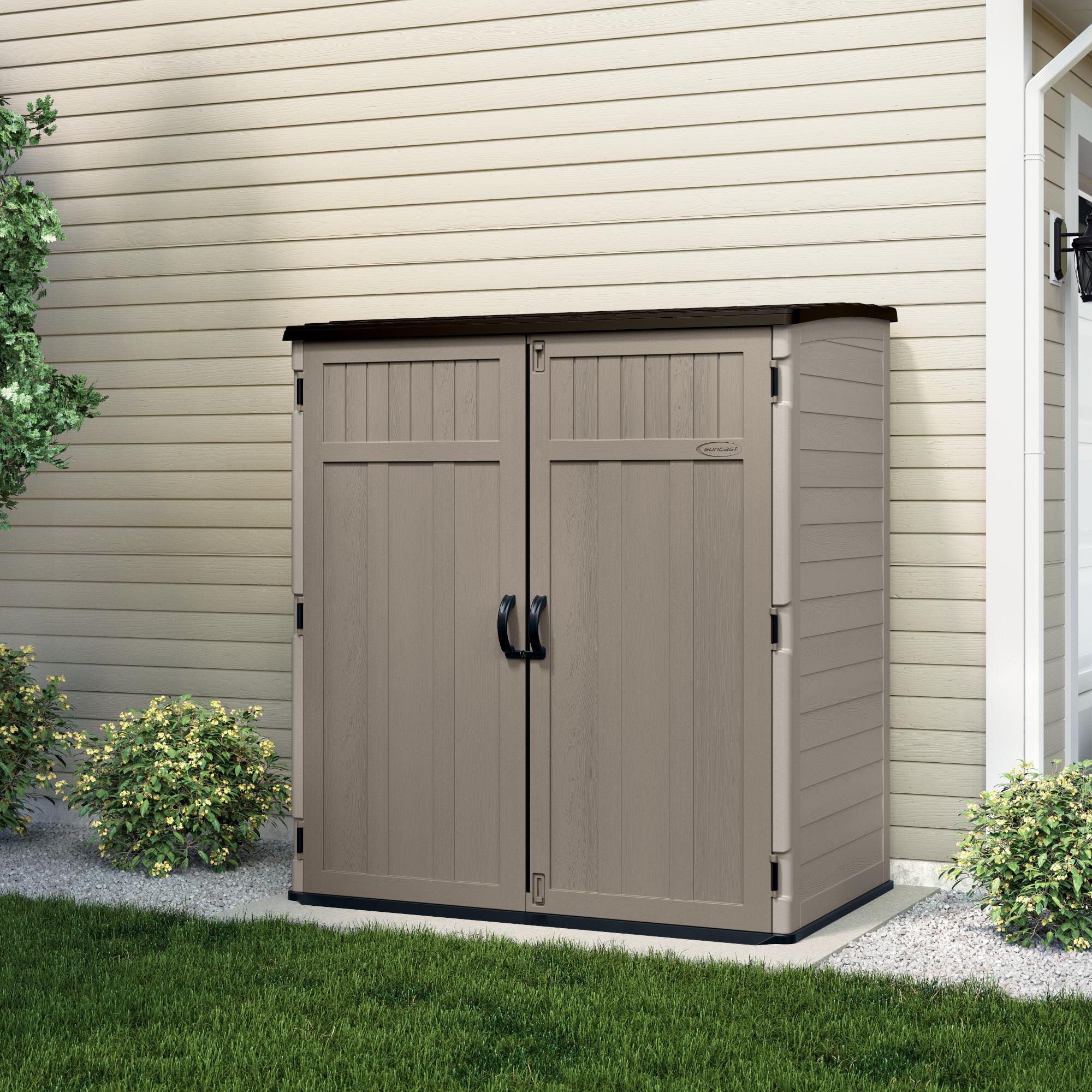 Suncast Suncast 6 ft. W x 4 ft. D Resin Vertical Tool Shed