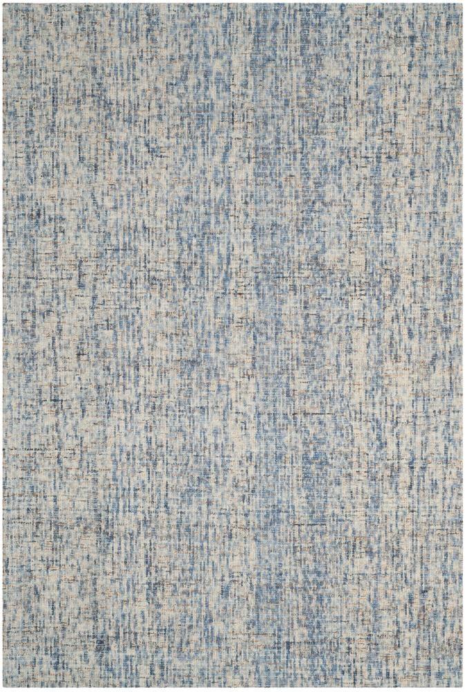 Abstract ABT468 Handmade Indoor Area Rug - Dark Blue/Rust - 5'x8' - Safavieh