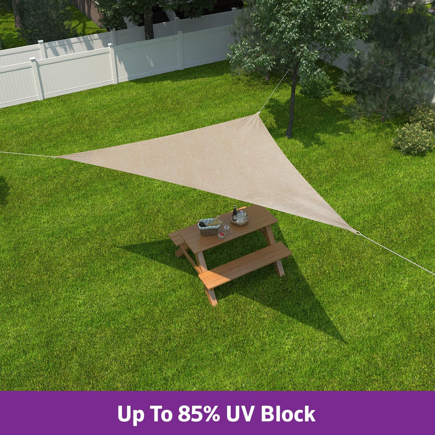 Coolaroo 142" x 142" Triangle Shade Sail