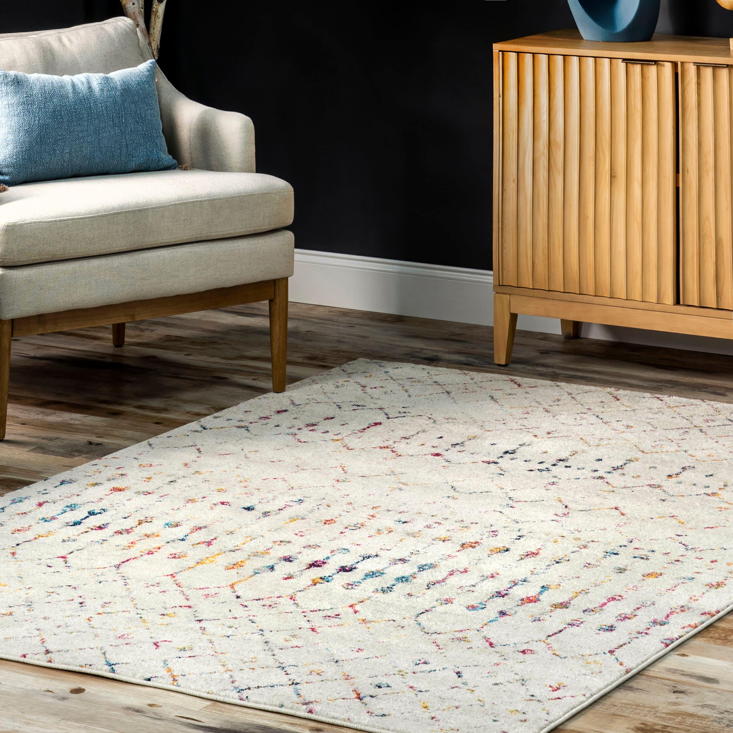 nuLOOM Moroccan Blythe Light Multi 8' x 10' Transitional Area Rug