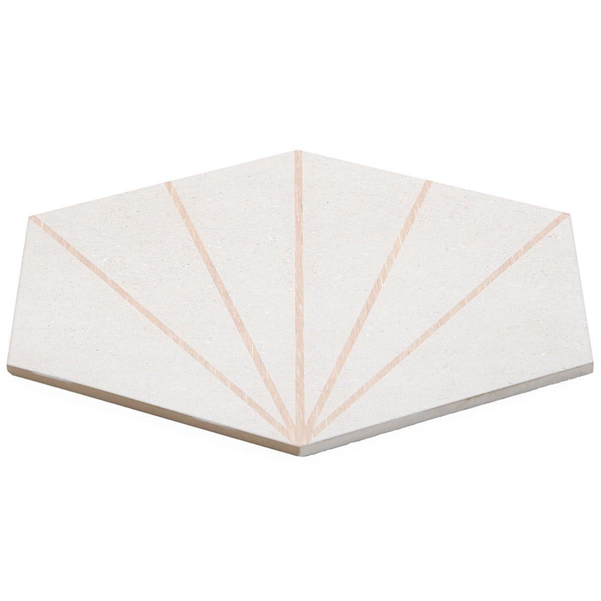 Arbor Hex Beams 13" x 14.5" Porcelain Wall & Floor Tile (10.51 Sq. Ft. / Case)
