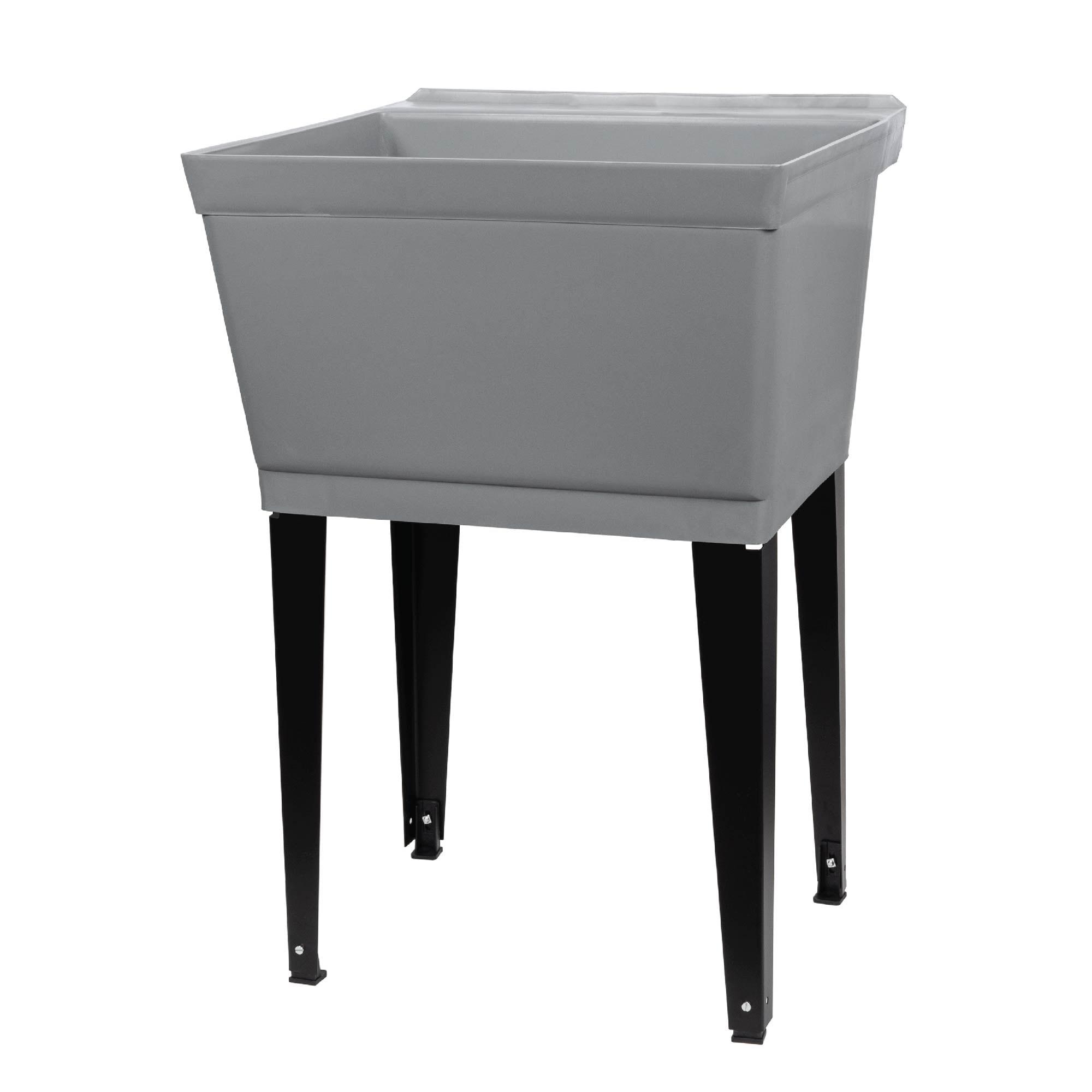 23.5'' L x 23.5'' W Free Standing Laundry Sink