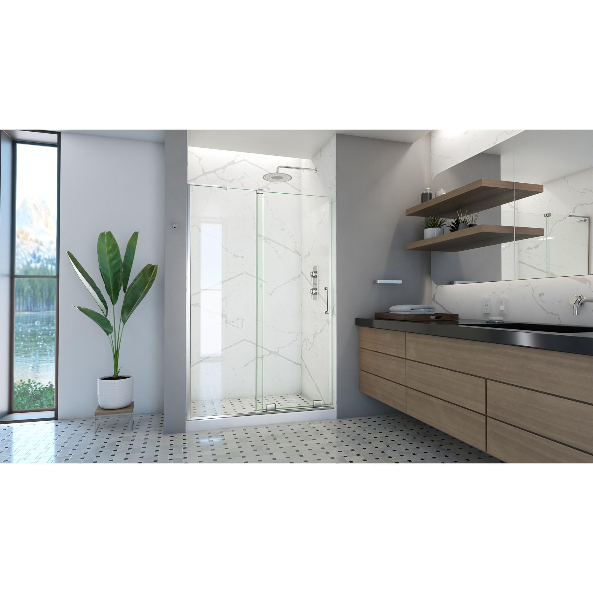 DreamLine Mirage-X 44 - 48 inch W x 71 inch H Frameless Sliding Shower Door