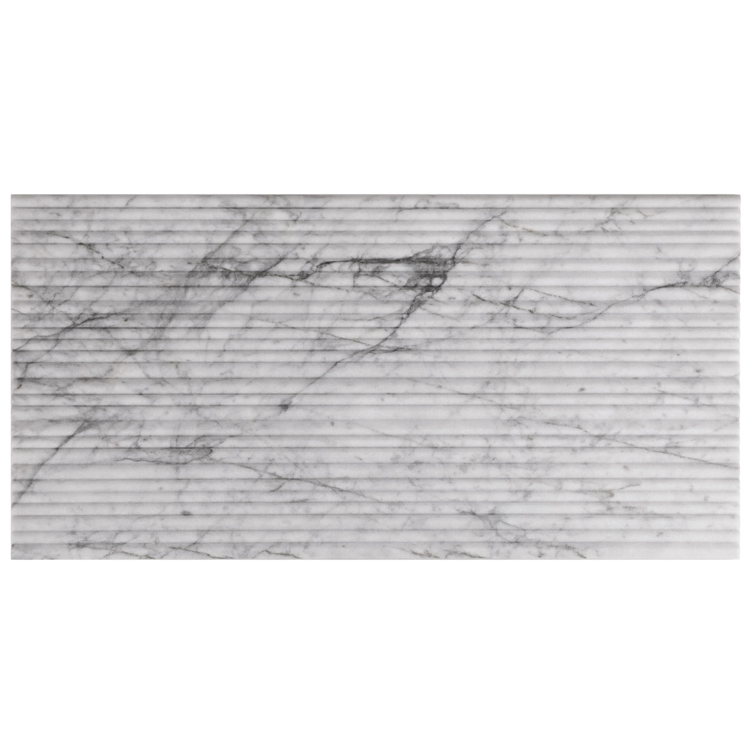 12'' W x 24'' L Marble Singular Tile