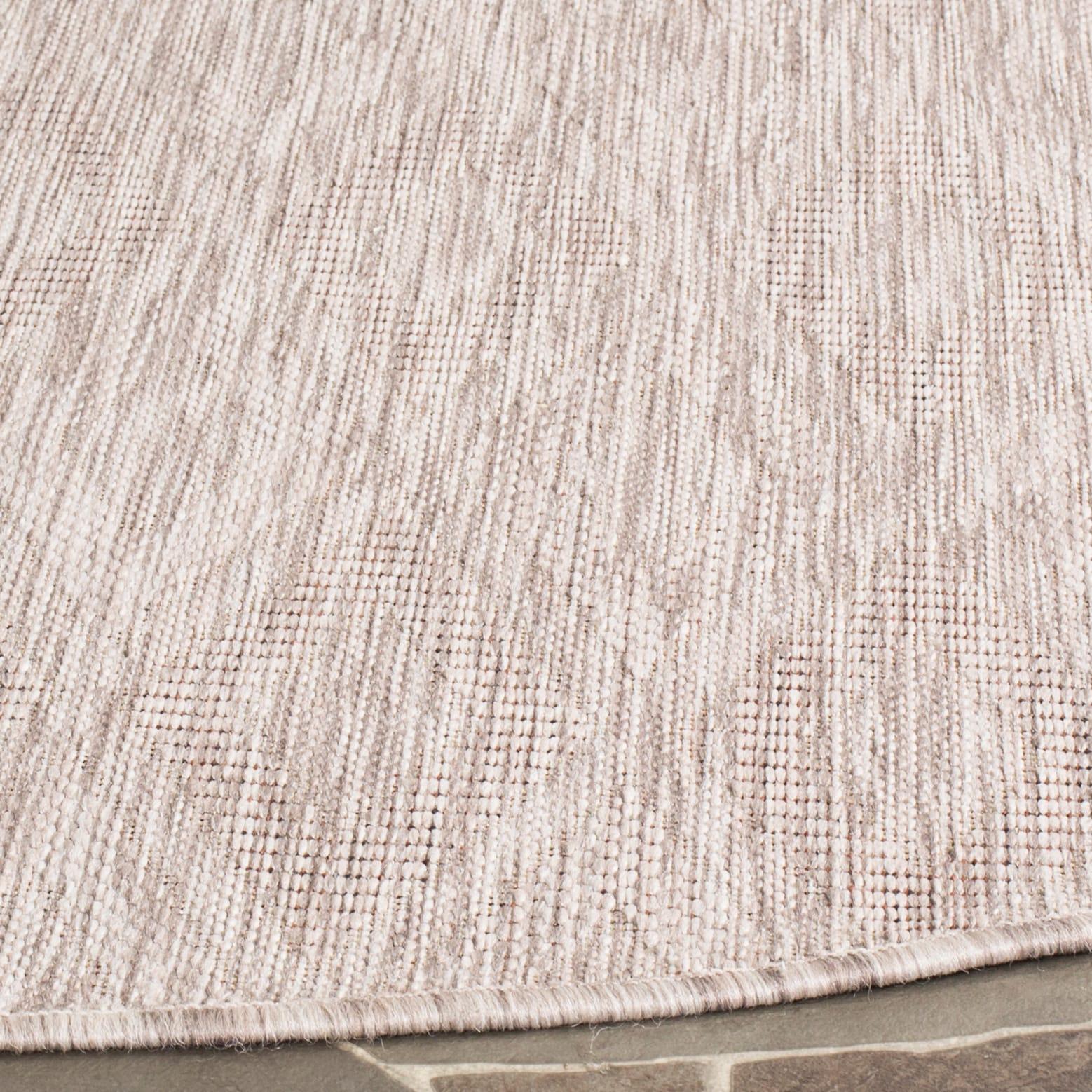 Courtyard CY8522 Power Loomed Indoor and Outdoor Area Rug - Beige/Beige - 8'x11' - Safavieh