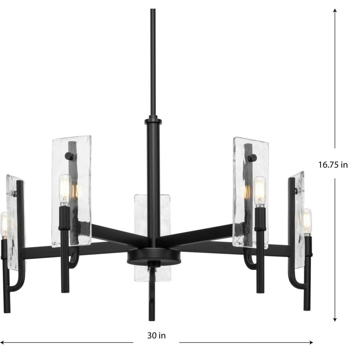 Rivera 5 - Light Dimmable Round / Oval Chandelier
