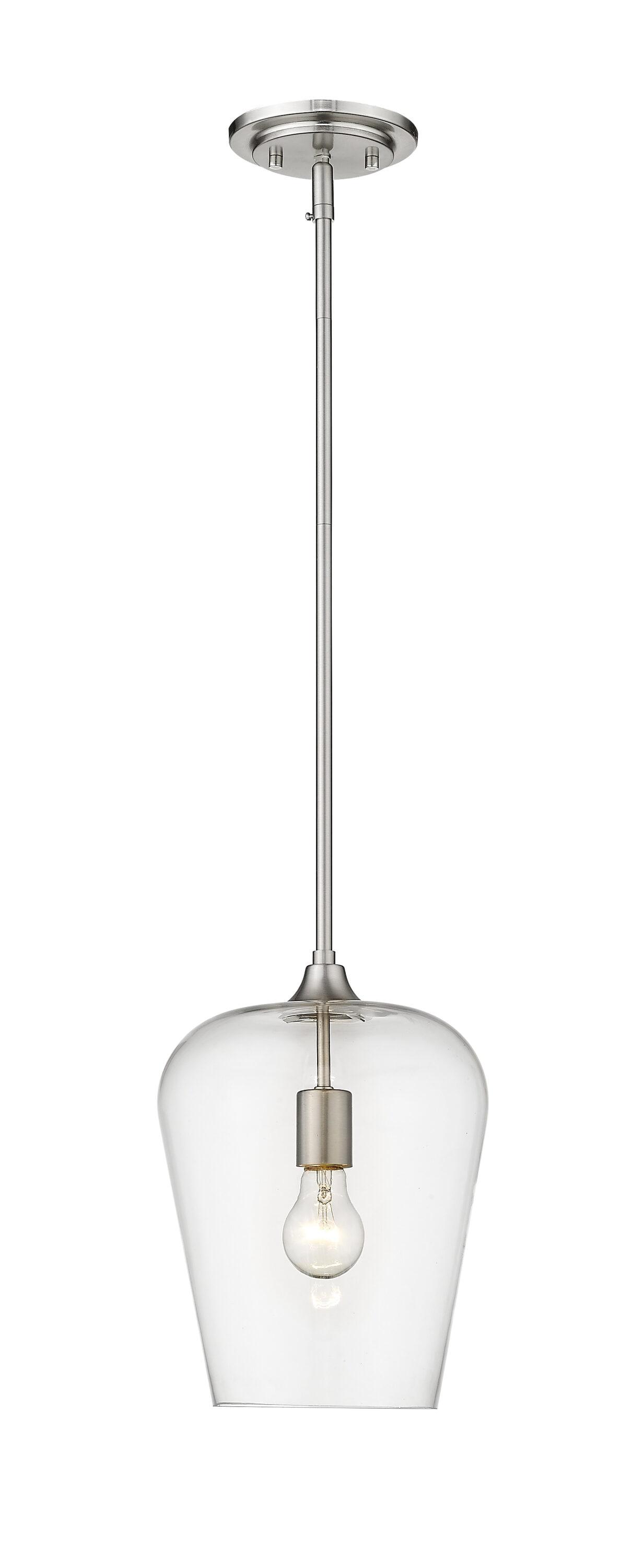 Z-Lite Joliet 1 - Light Pendant in  Brushed Nickel