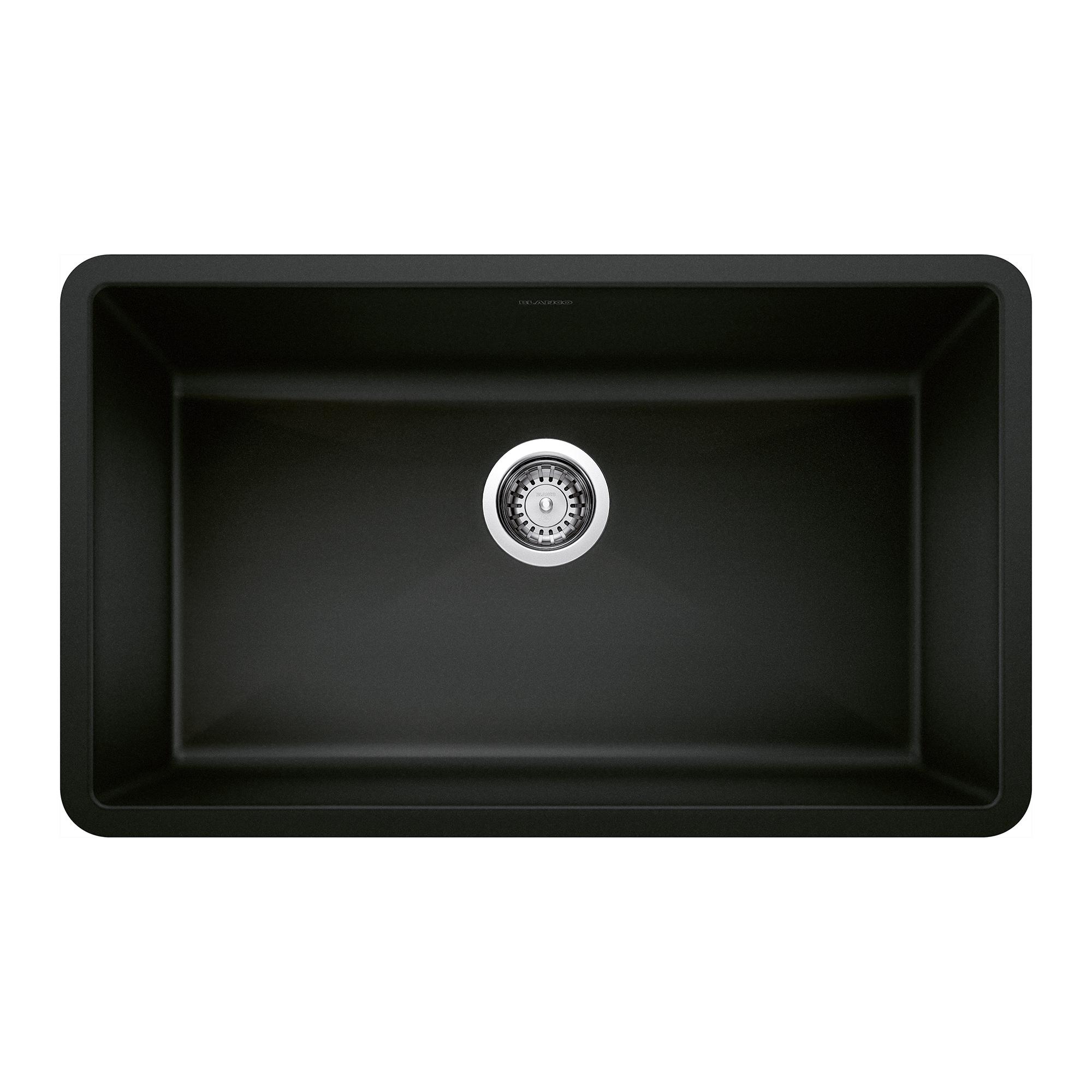 Precis SILGRANIT 32" L X 19" W Super Single Undermount Kitchen SInk