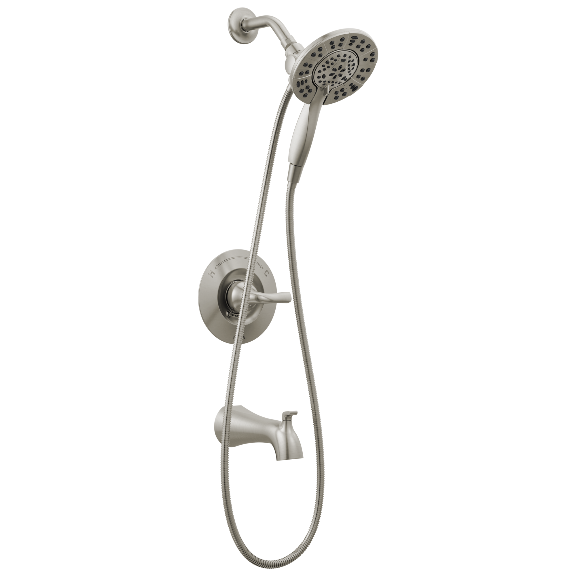 Arvo Single-Function Tub Shower Faucet Set, Shower Trim Kit with In2ition Shower Head and Valve