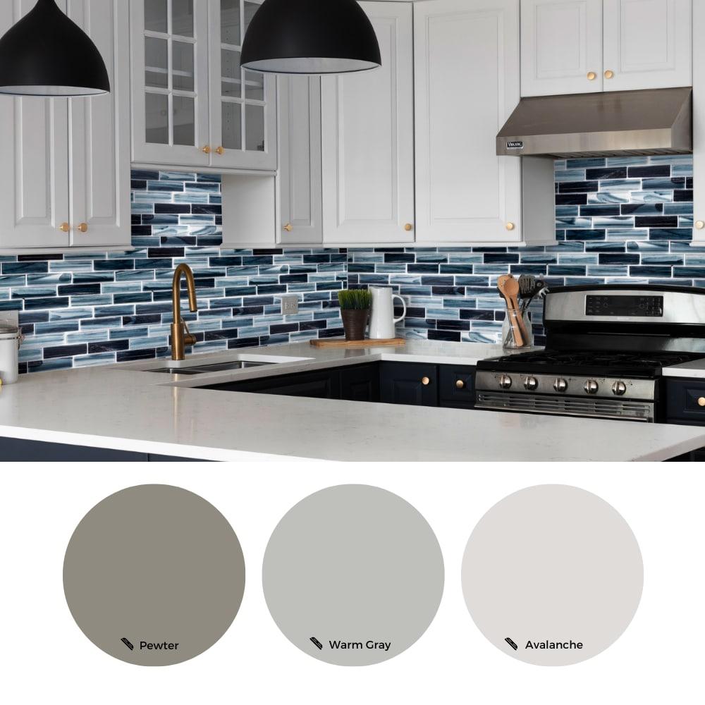 The Tile Life Island Antigua Cayman 1x4 Glass Brick Mosaic Kitchen Wall Tile - 1 Sheet (1 Sq. ft.)