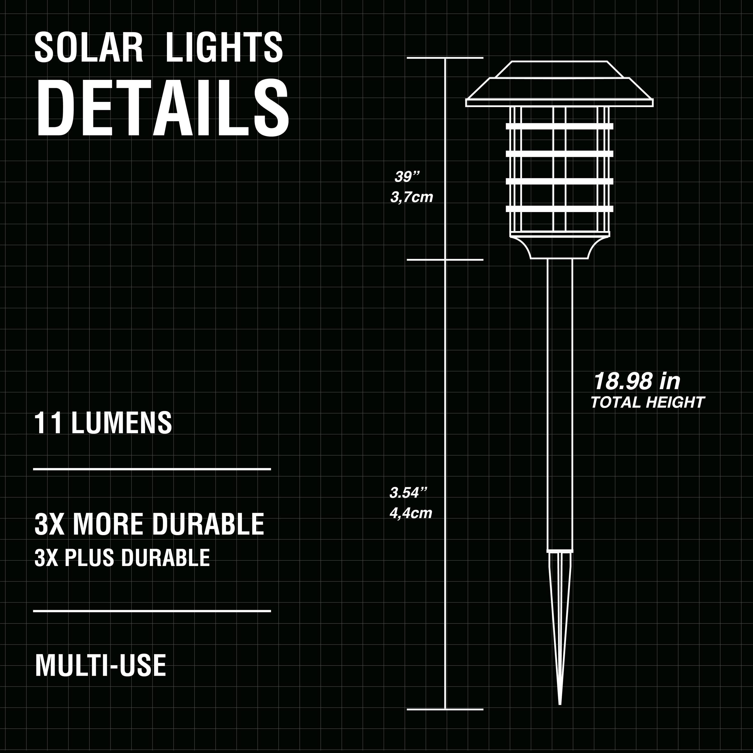 Bell+Howell Color Changing Solar Powered Pathway Lights With Remote Control, Wireless Auto On/off (Set of 8)