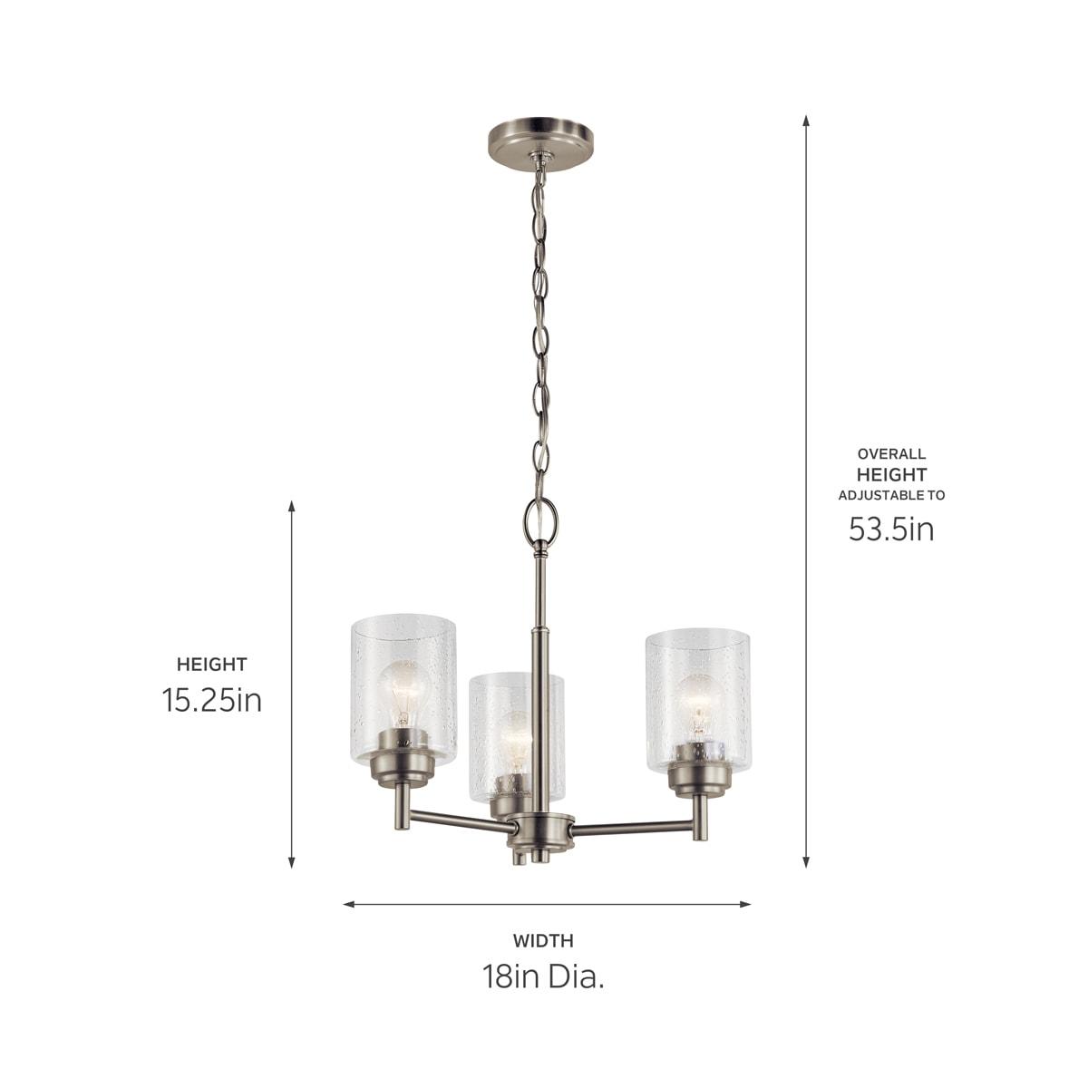 Winslow 3 - Light Classic / Traditional Chandelier