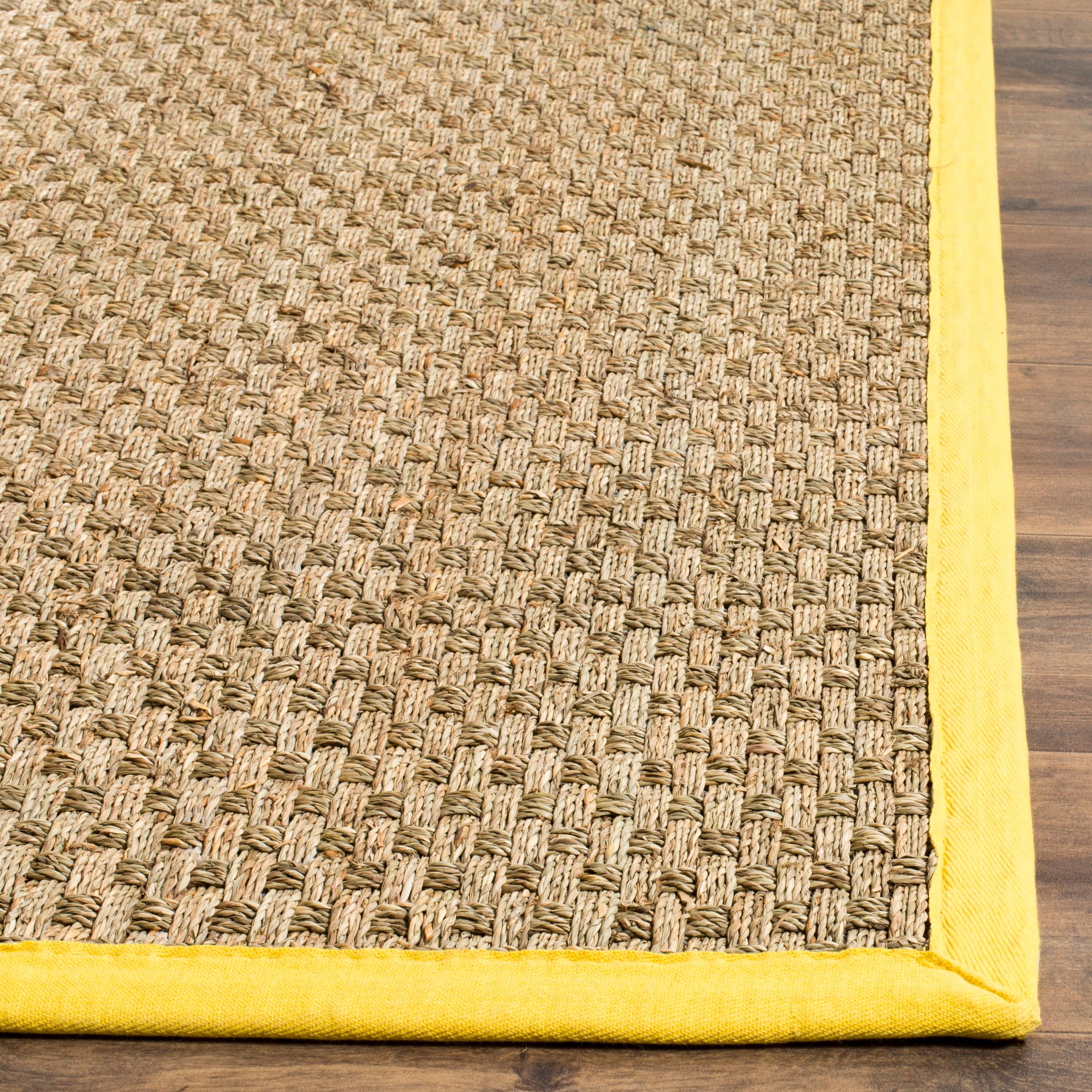 Natural Fiber NF114 Power Loomed Indoor Area Rug - Natural/Gold - 4'x6' - Safavieh.