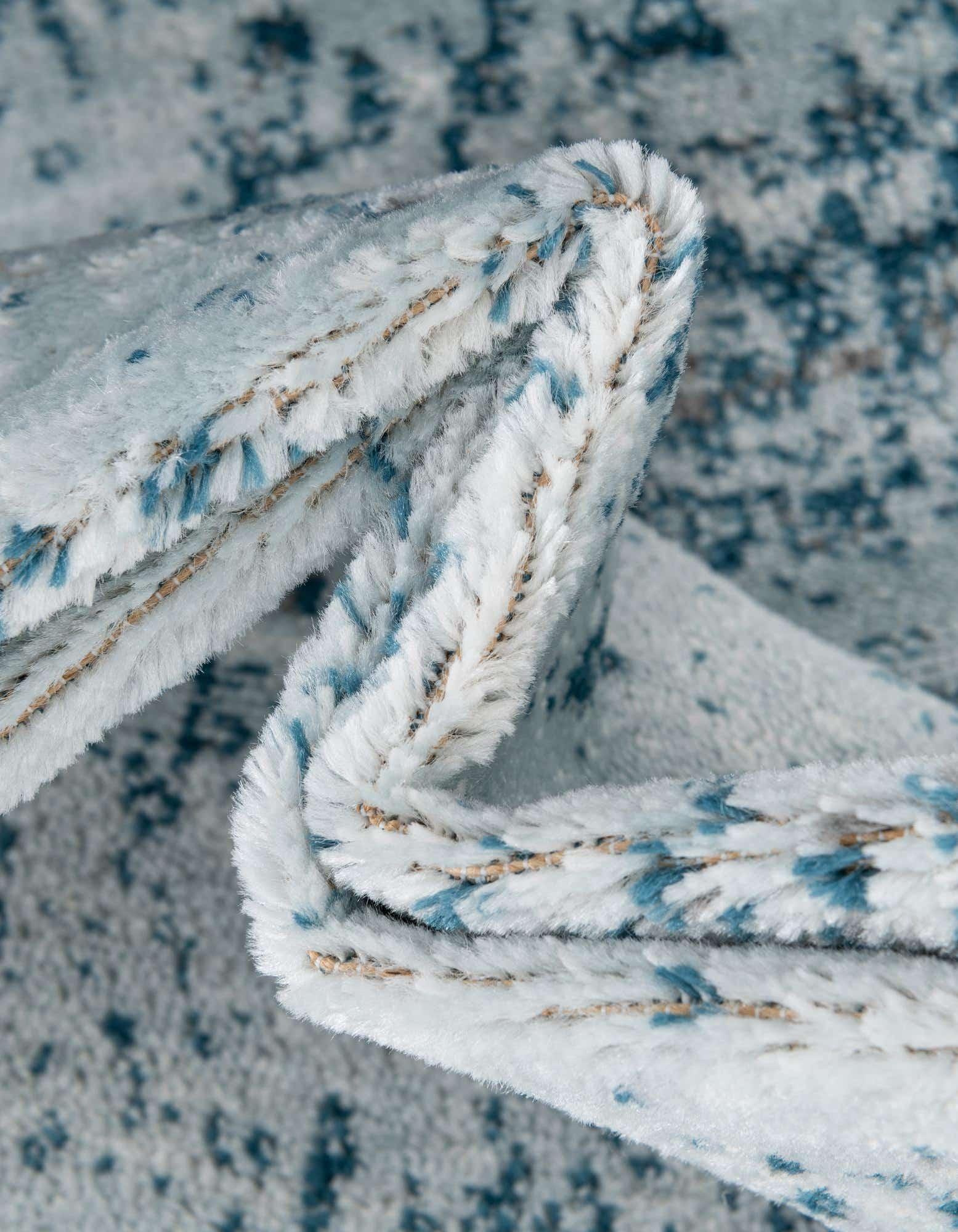 Unique Loom Finsbury Collection Area Rug - Elizabeth (2'  x 3' Rectangle Blue/Ivory)