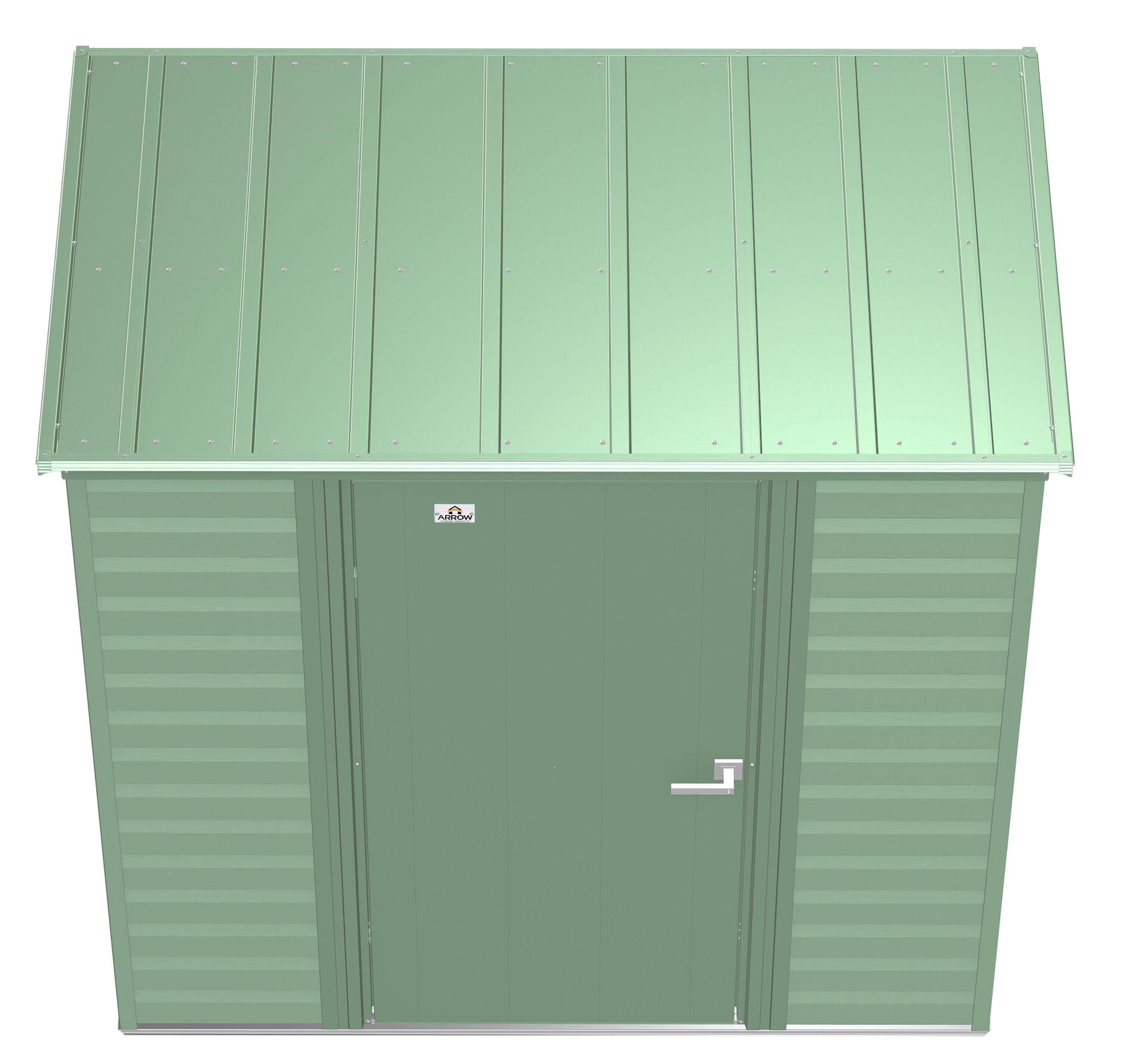 Arrow 6 ft. W x 4 ft. D Steel Horizontal Storage Shed