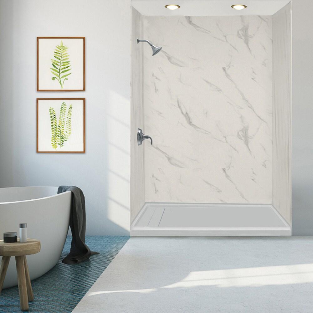 Transolid FLU6032L-39 60'' W 32'' D Rectangular Single Shower Base