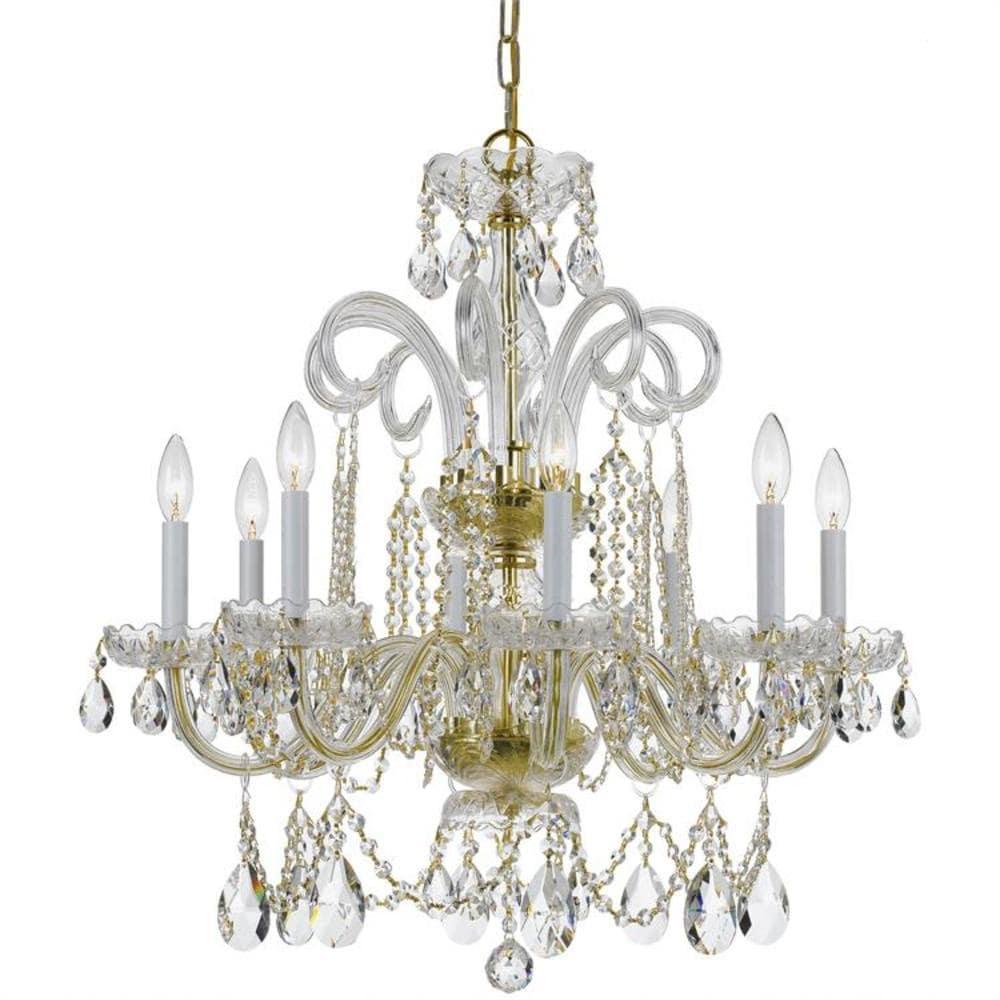 Traditional Crystal 5008-PB-CL-MWP Chandelier