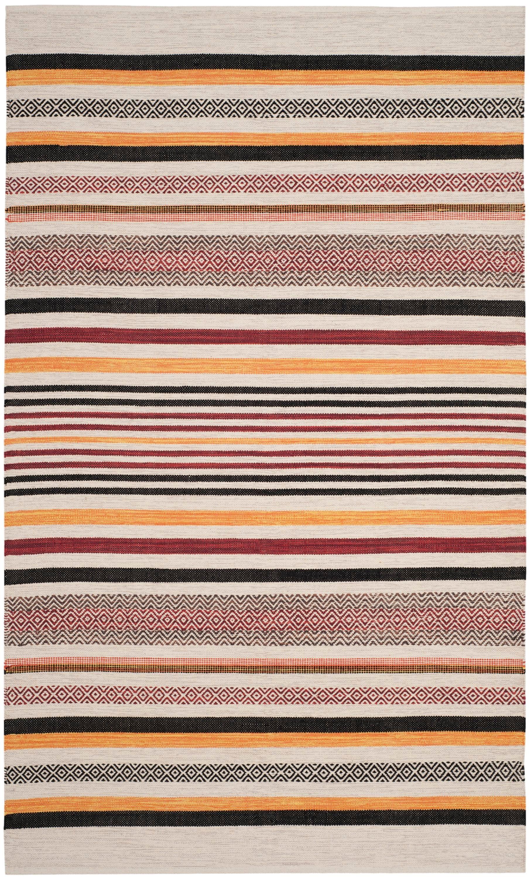 Montauk MTK211 Hand Woven Indoor Area Rug - Red/Multi - 5'x8' - Safavieh.