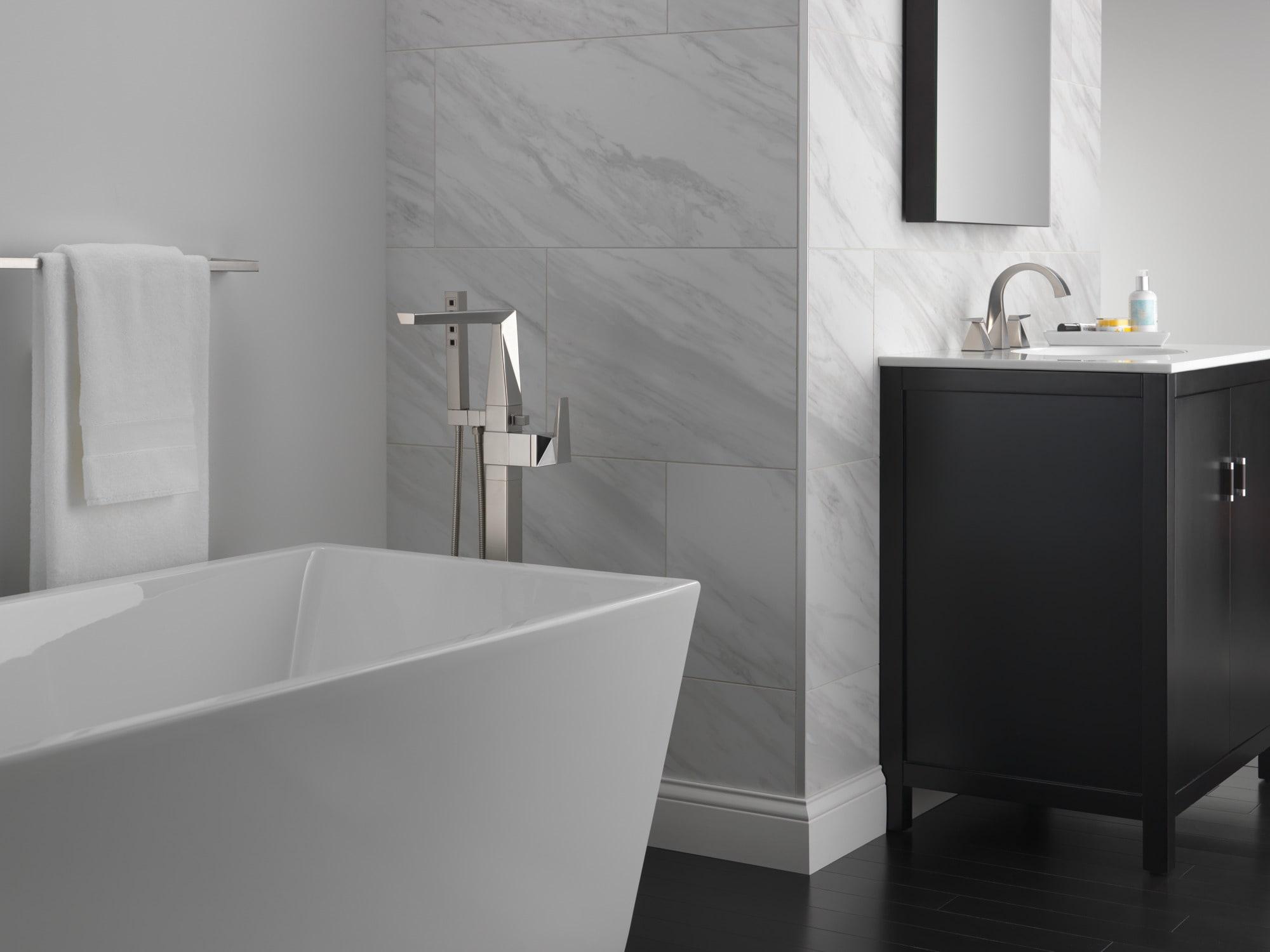 Two Handle Widespread Bathroom Faucet