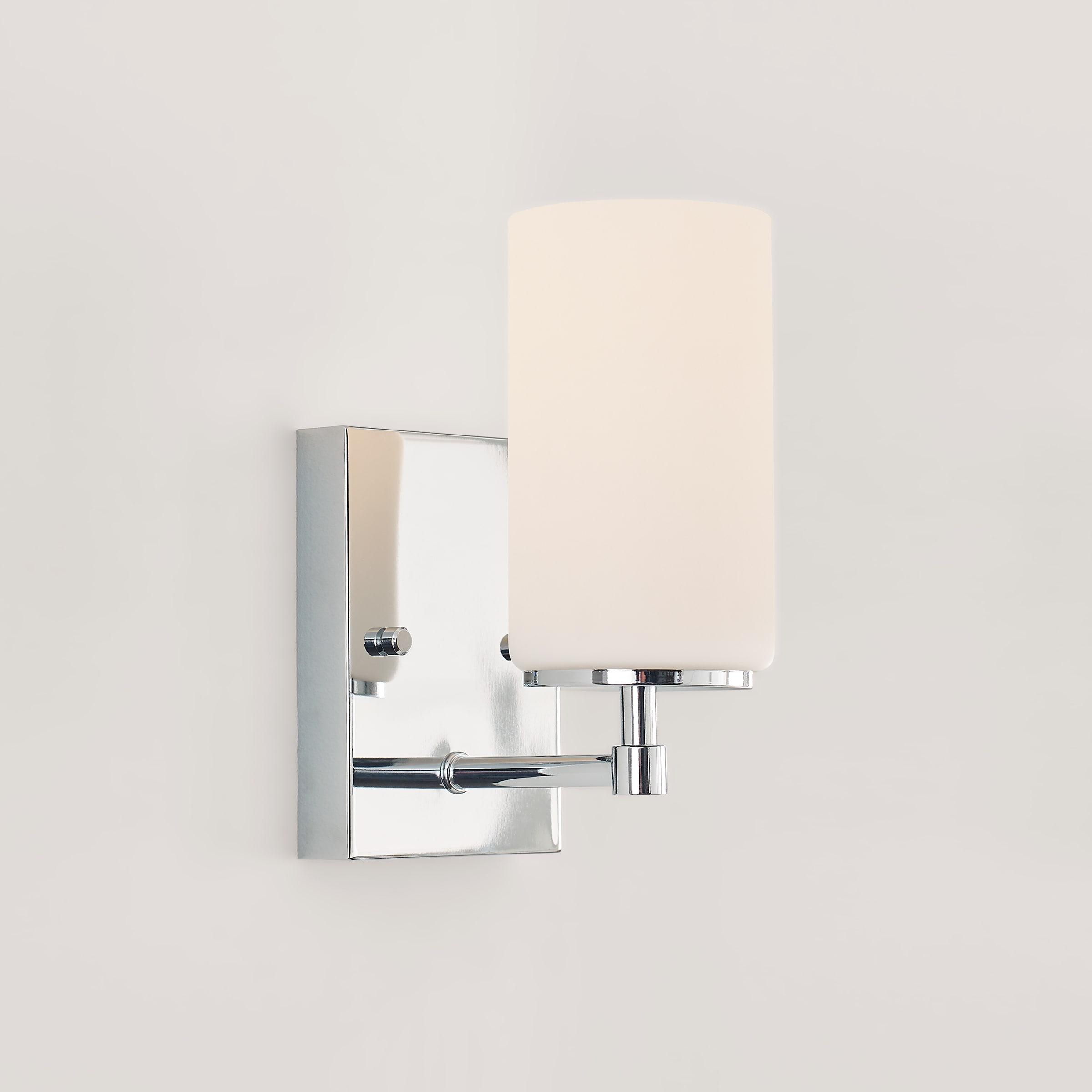 Sea Gull Lighting 4124601-05 Alturas Contemporary One Light Wall/Bath Sconce Vanity Style Fixture, Chrome Finish