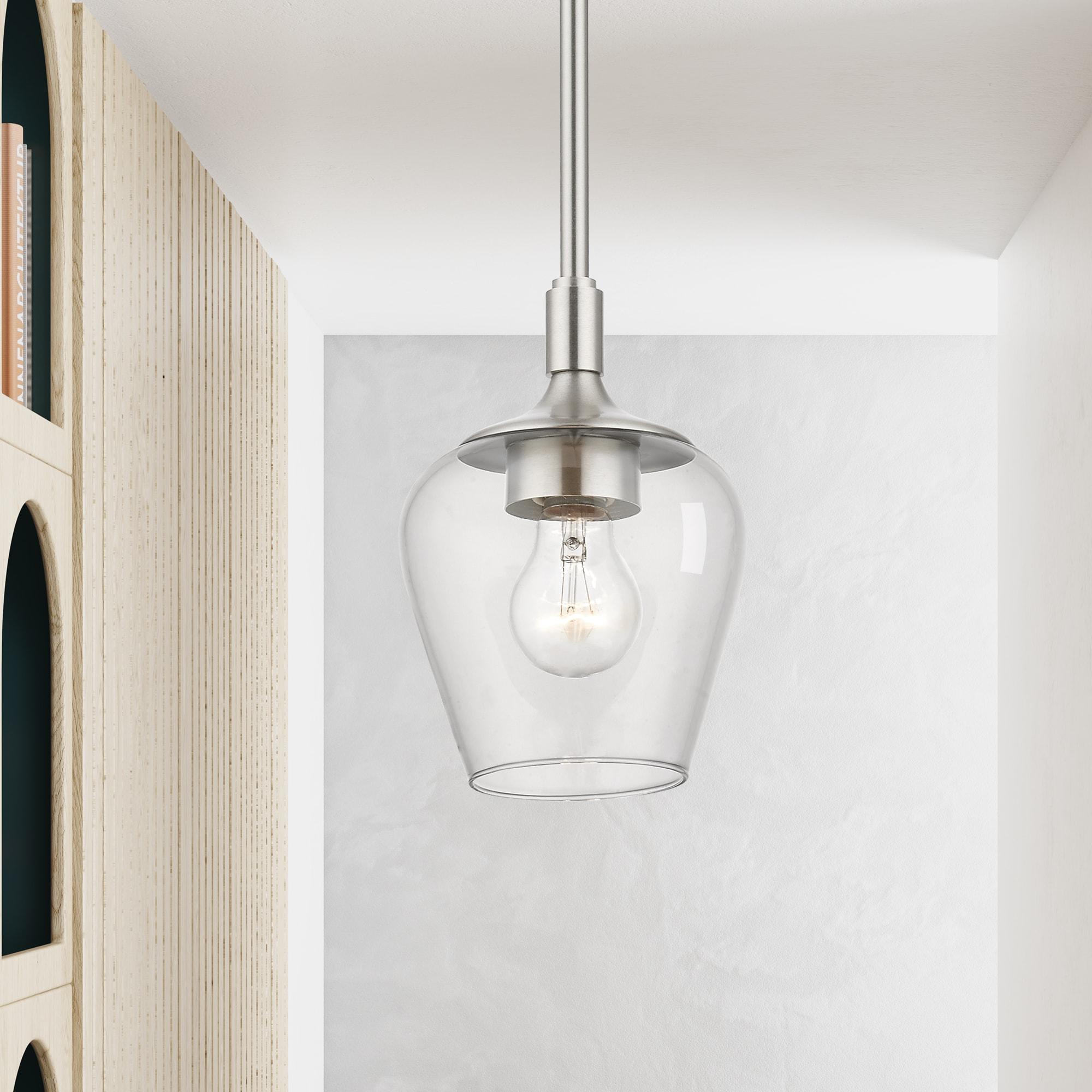 Livex Lighting Willow 1 - Light Pendant in  Brushed Nickel