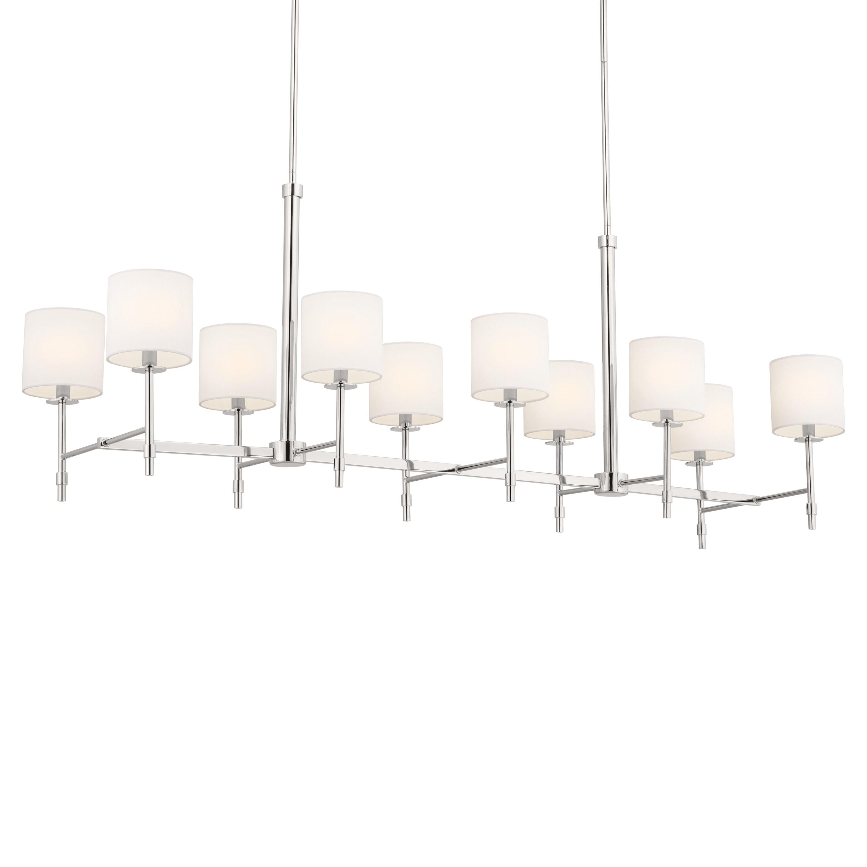 Kichler Lighting Ali 10 - Light Chandelier in  Polished Nickel