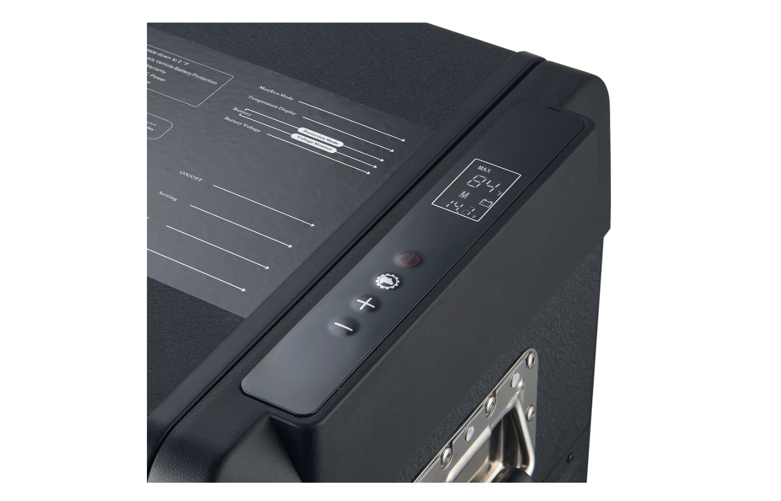 Explorer Bear 12 Volt Refrigerator 12V Car Fridge 50L/52.8Qt 12/24V DC 110-240V AC Portable Freezer LG Compressor Cooler 0℉-50℉ 3-Year Warranty for Truck Van RV SUV Boat Travel Road Trips Camping