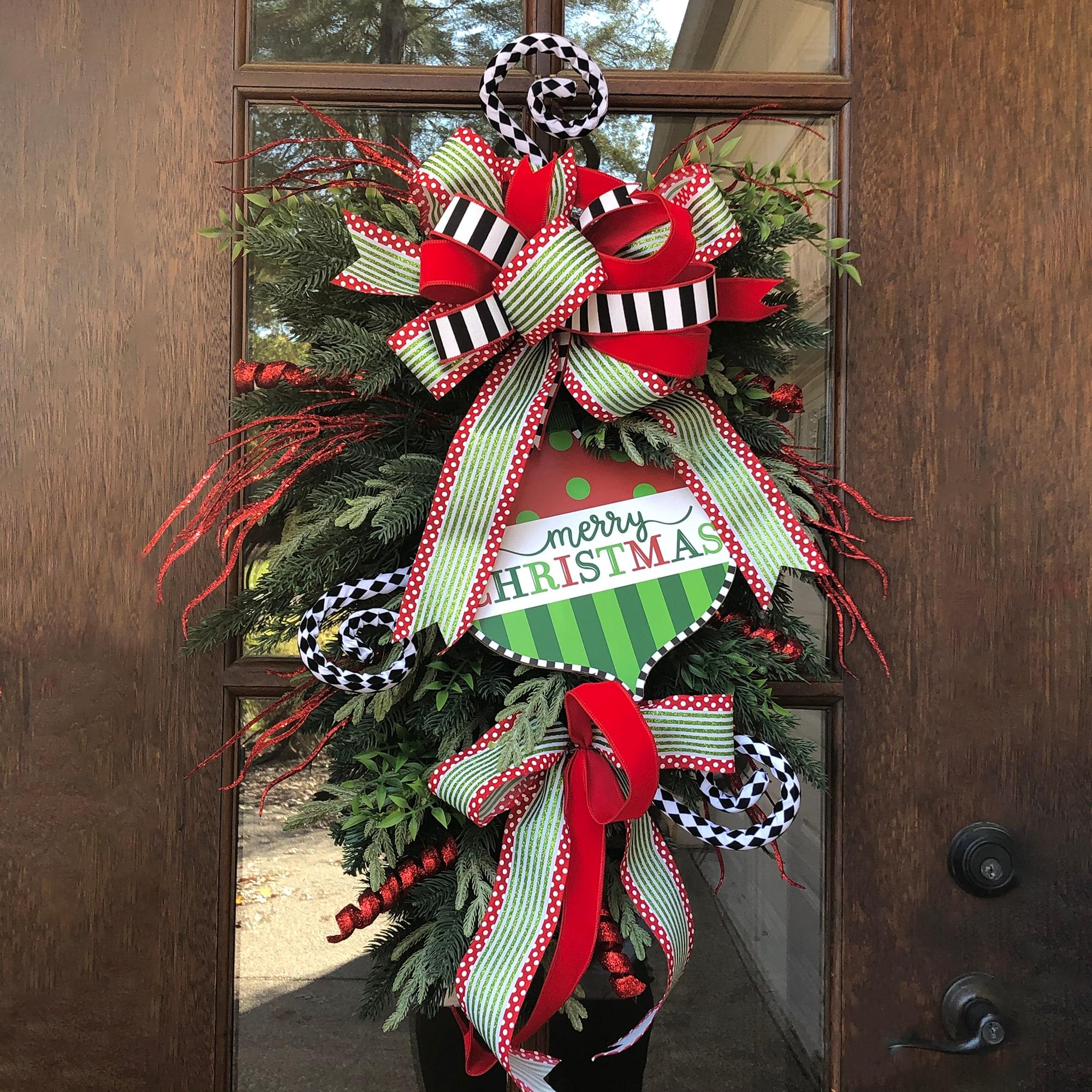 Northlight Seasonal 30" Mixed Eden Pine Artificial Christmas Teardrop Swag - Unlit