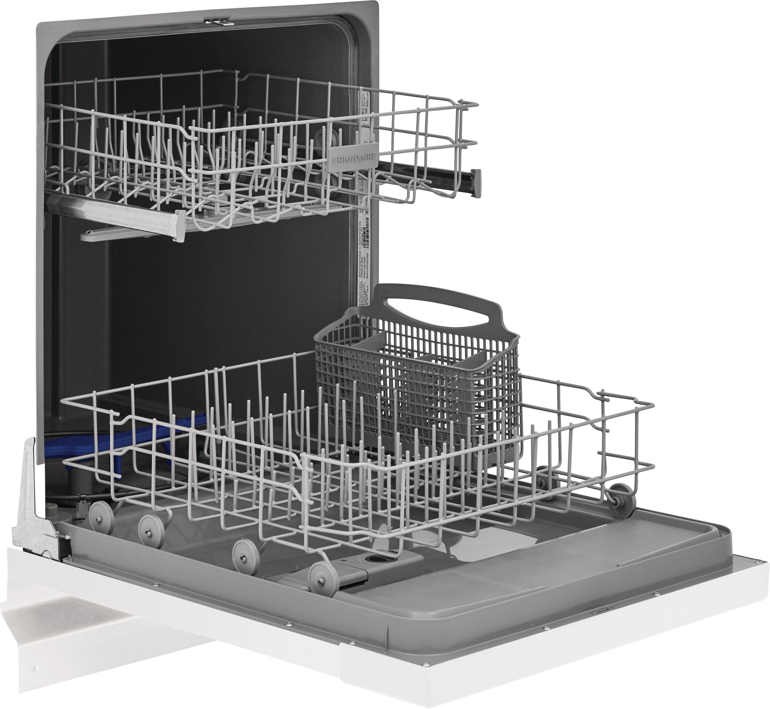 Frigidaire 24" Built-In Dishwasher, Front Control, White