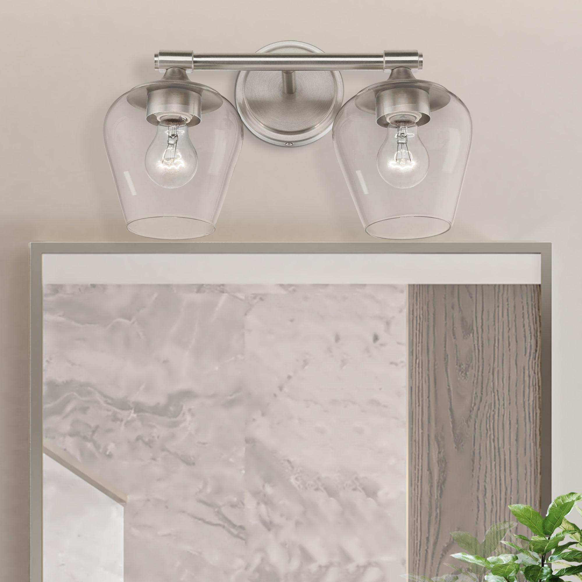 Livex Lighting Willow 2 - Light Vanity in  Brushed Nickel