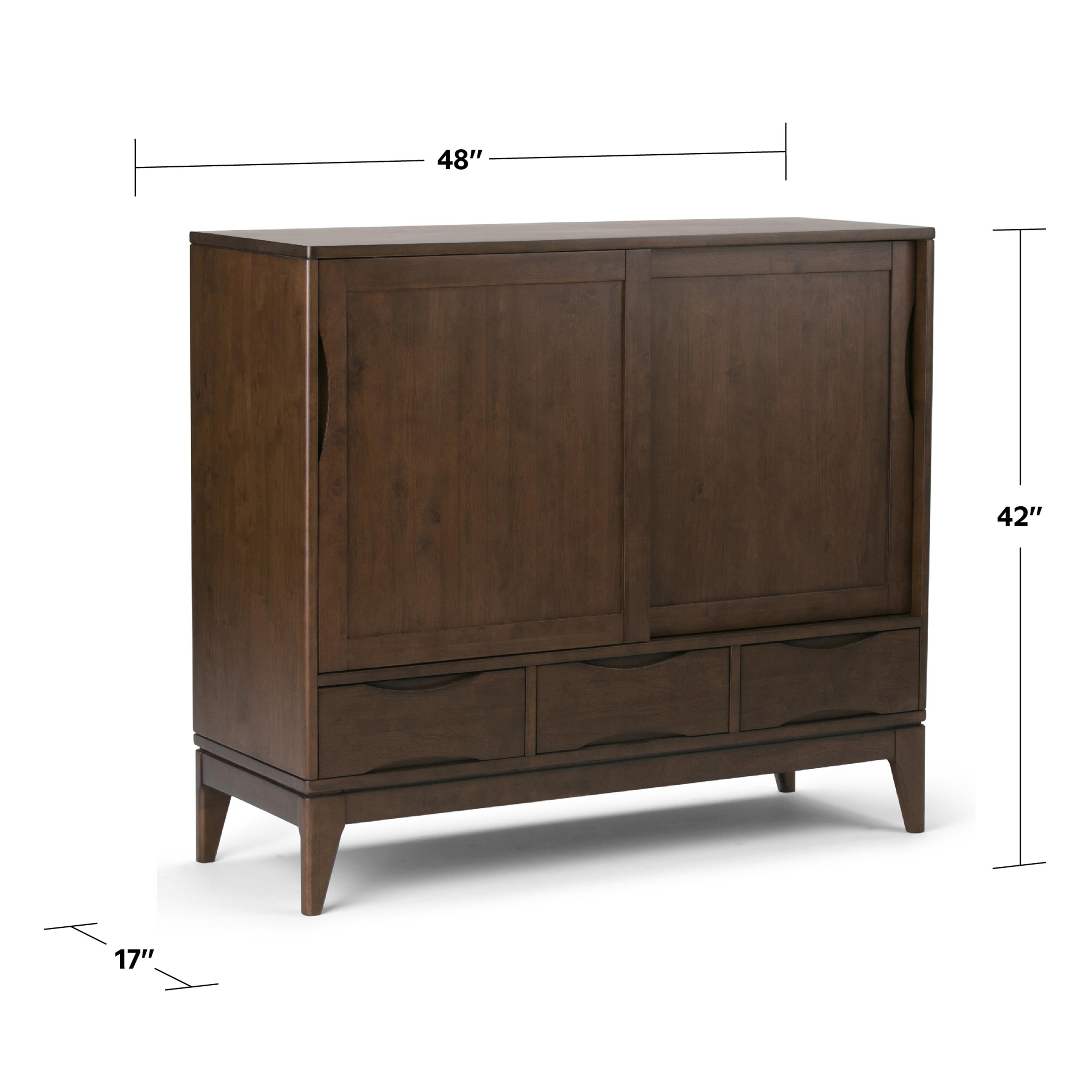 Harper Solid Wood Accent Cabinet