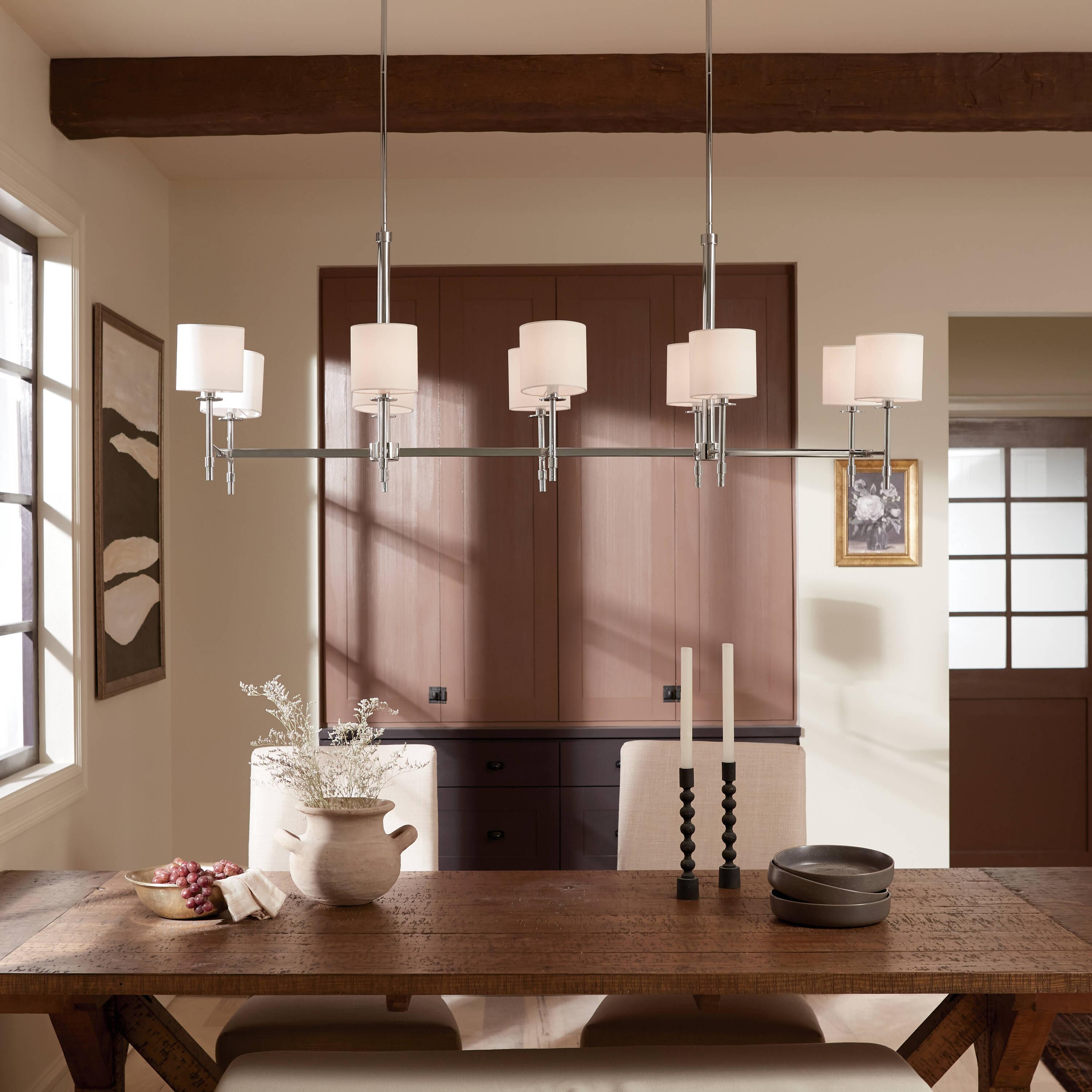 Kichler Lighting Ali 10 - Light Chandelier in  Polished Nickel