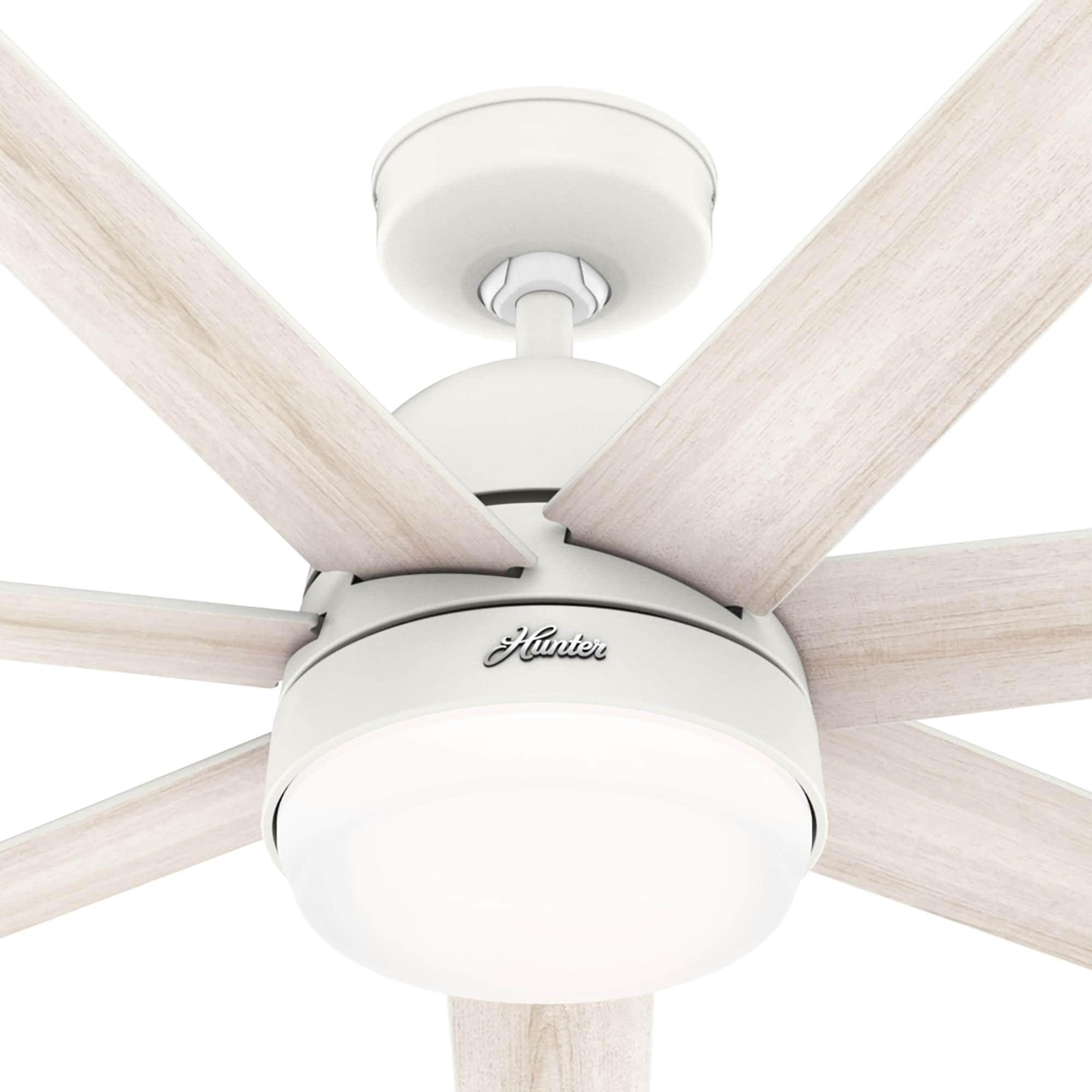 60" Phenomenon 7 - Blade Smart Standard Ceiling Fan with Wall Control and Light Kit Included