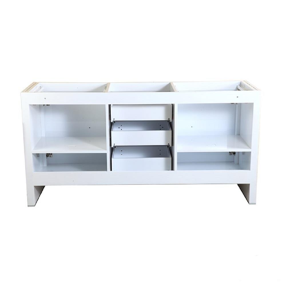 Allier 60" Freestanding Double Sink Bathroom Vanity Base Only (Top and Sink Not Included)