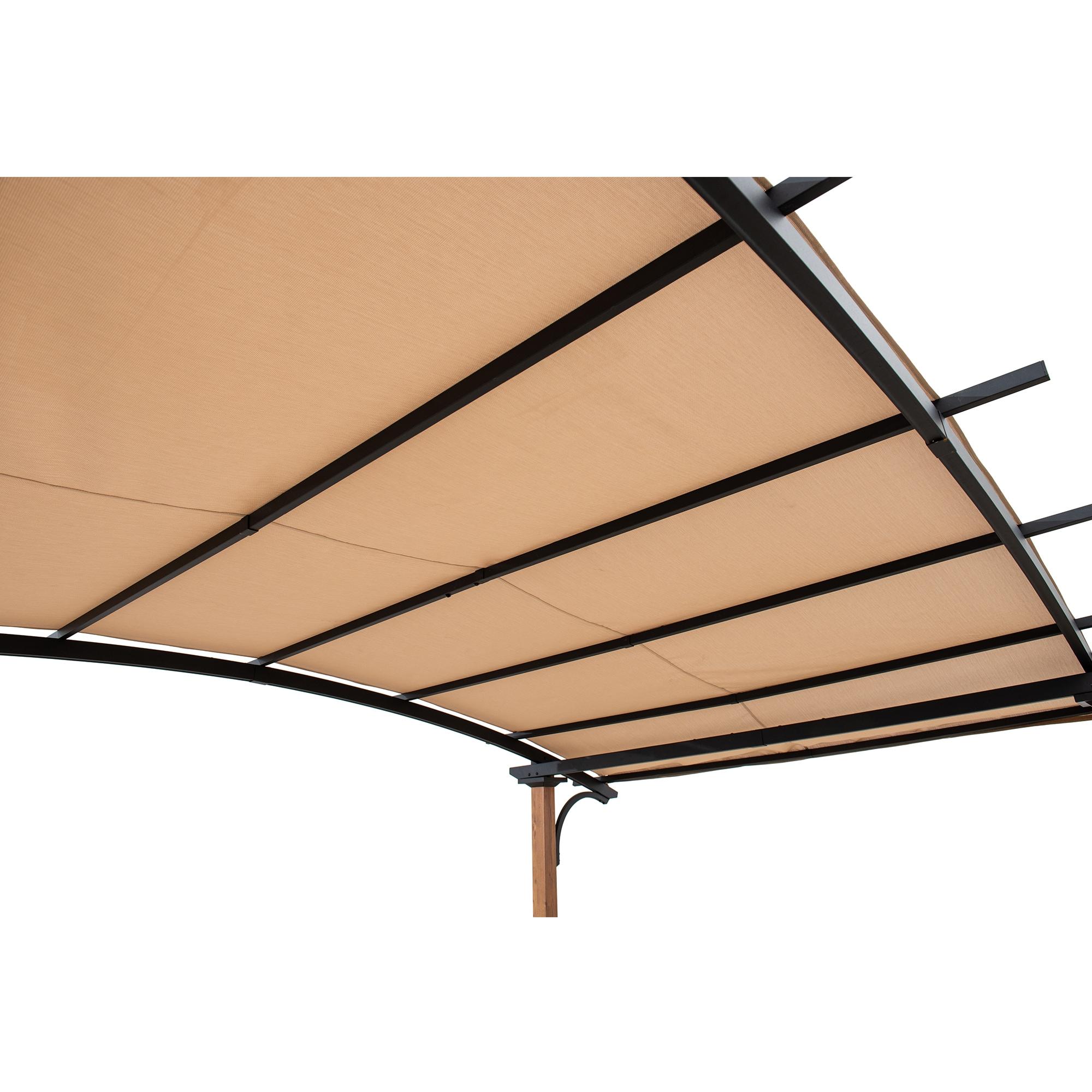 Sunjoy 8.5 ft. x 13 ft. Replacement Canopy for Pergola Universal Replacement Shade Cover Canopy Breathable UV Block