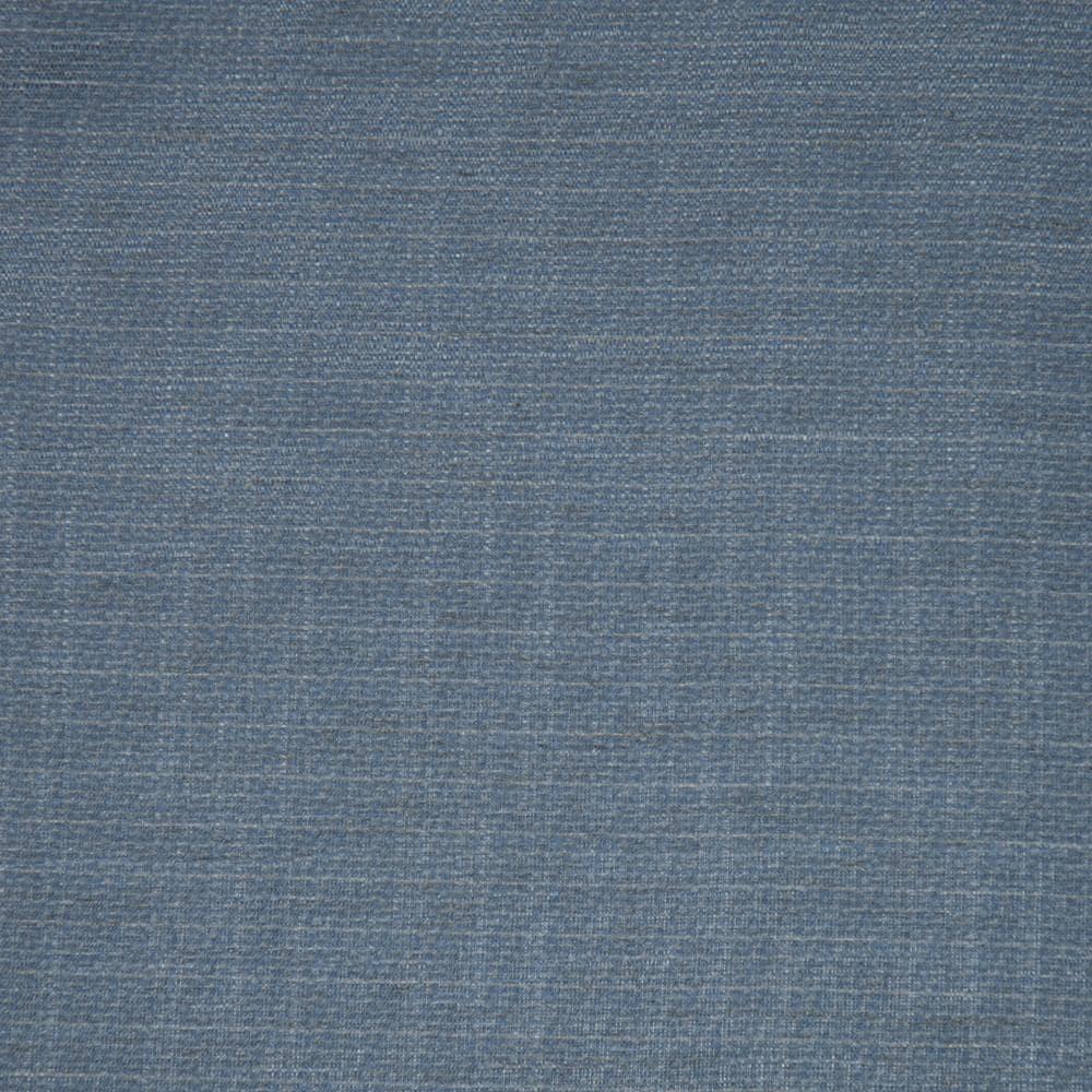 No. 918 Daniela 1-Piece Linen Blend Semi-Sheer Rod Pocket Curtain Panel, 54"x84", Denim Blue